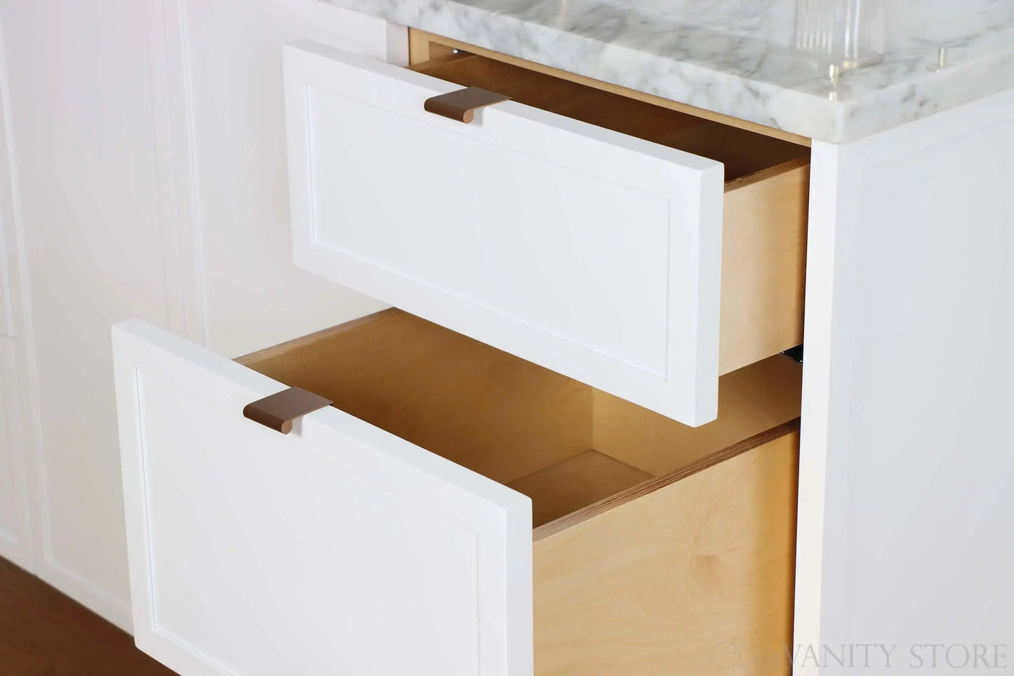 Cape Breton SLIM 60" Satin White Bathroom Vanity Teodor Bathroom Vanity Canada