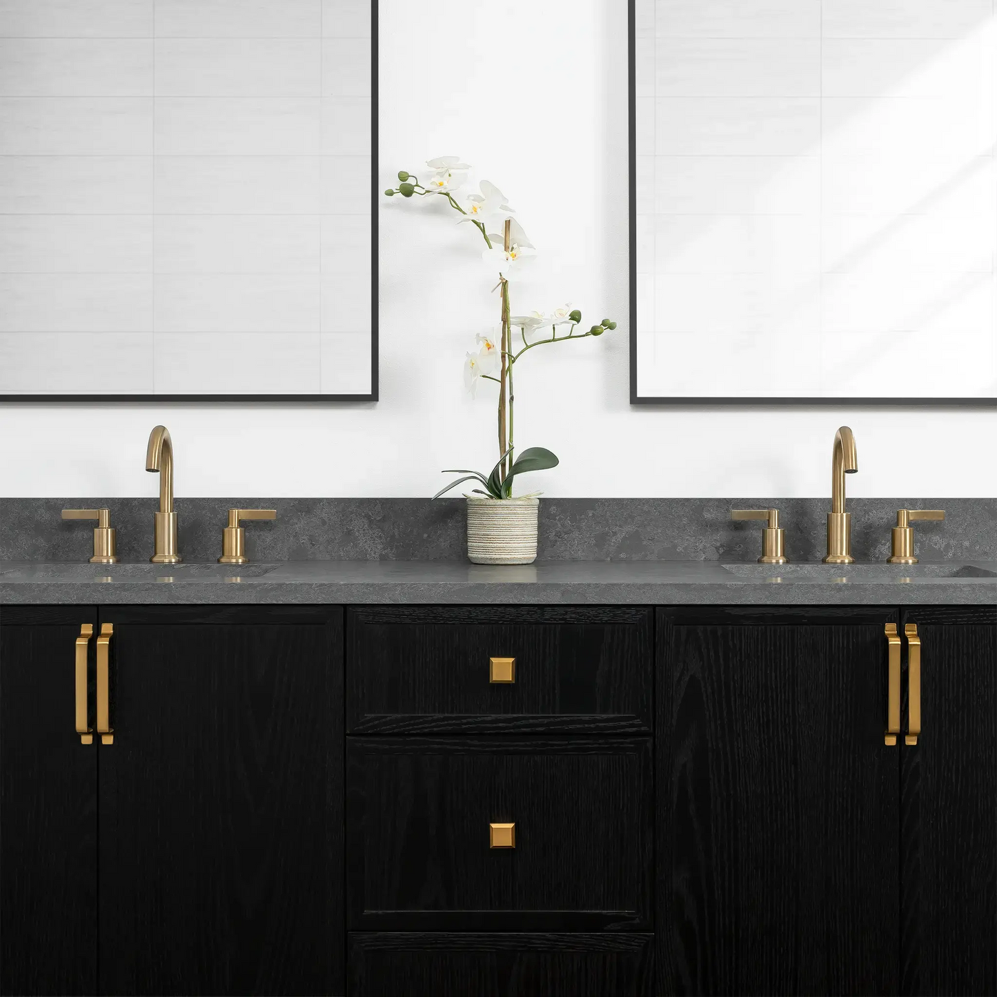 Cape Breton 72", Teodor® Blackened Oak Vanity, Double Sink Teodor Bathroom VanityCanada