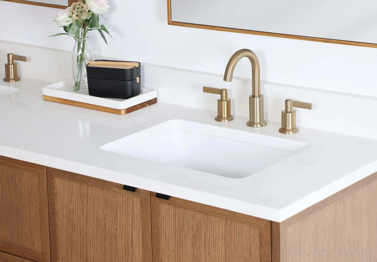 Cape Breton SLIM 72" Wall Mount Mid Century Oak Bathroom Vanity, Double Sink Teodor Bathroom Vanity Canada