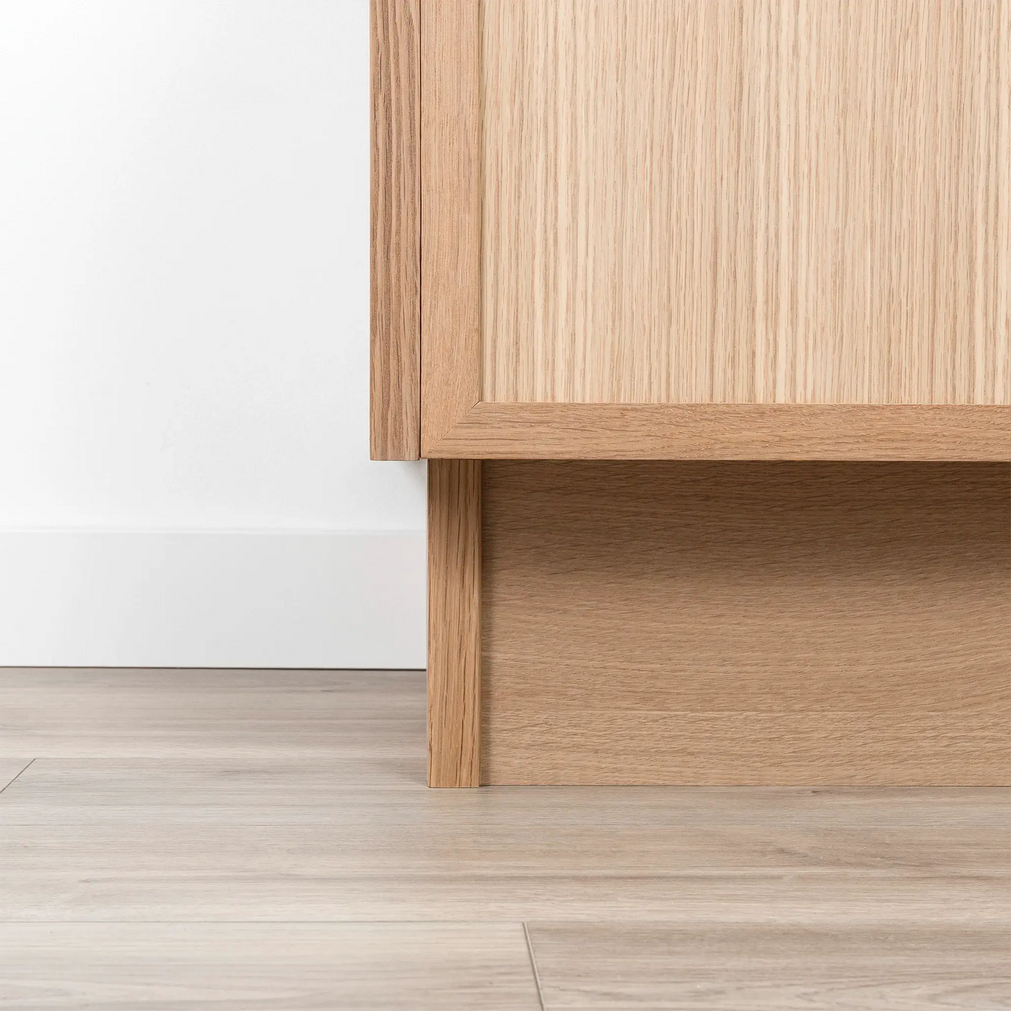 Cape Breton SLIM 36" White Oak Bathroom Vanity - All Drawers Teodor Bathroom Vanity Canada