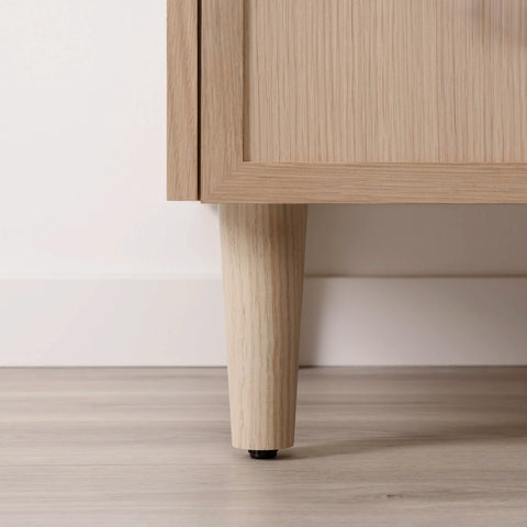 Cape Breton White Oak Linen Cabinet