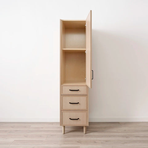 Cape Breton White Oak Linen Cabinet