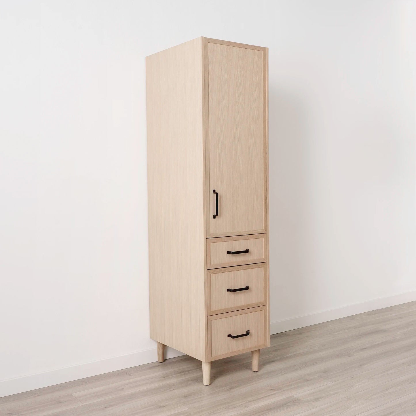 Cape Breton White Oak Linen Cabinet