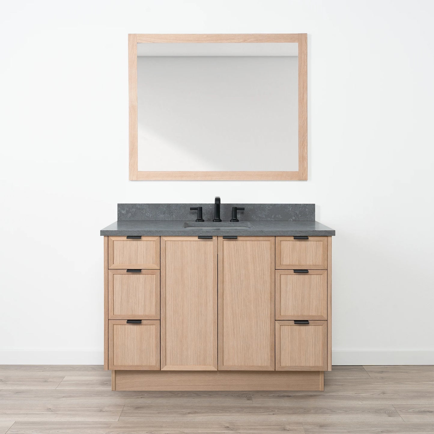 Cape Breton SLIM 48" White Oak Bathroom Vanity