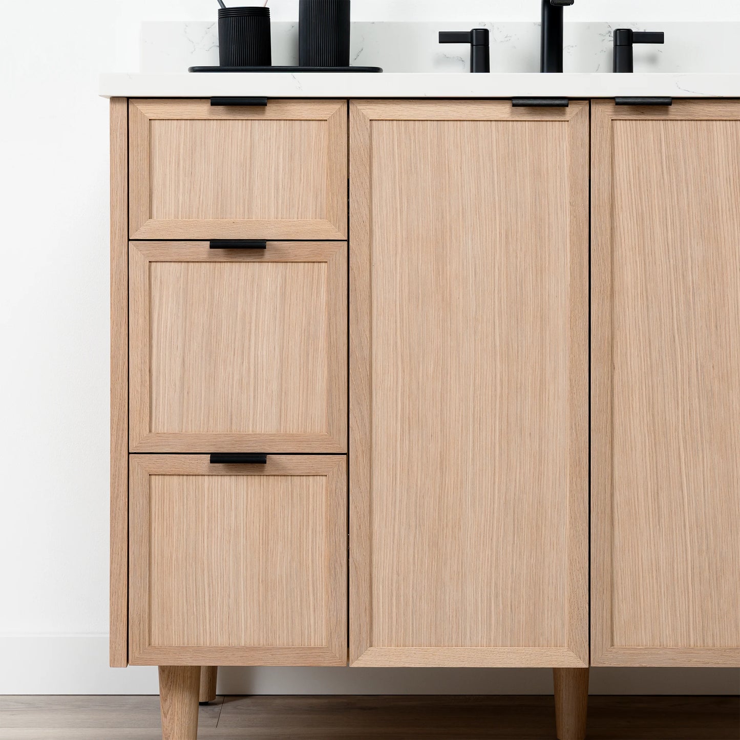 Cape Breton SLIM 48" White Oak Bathroom Vanity