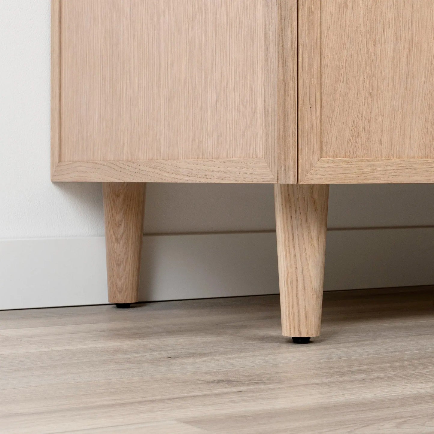 Cape Breton SLIM 36" White Oak Bathroom Vanity - All Drawers Teodor Bathroom Vanity Canada