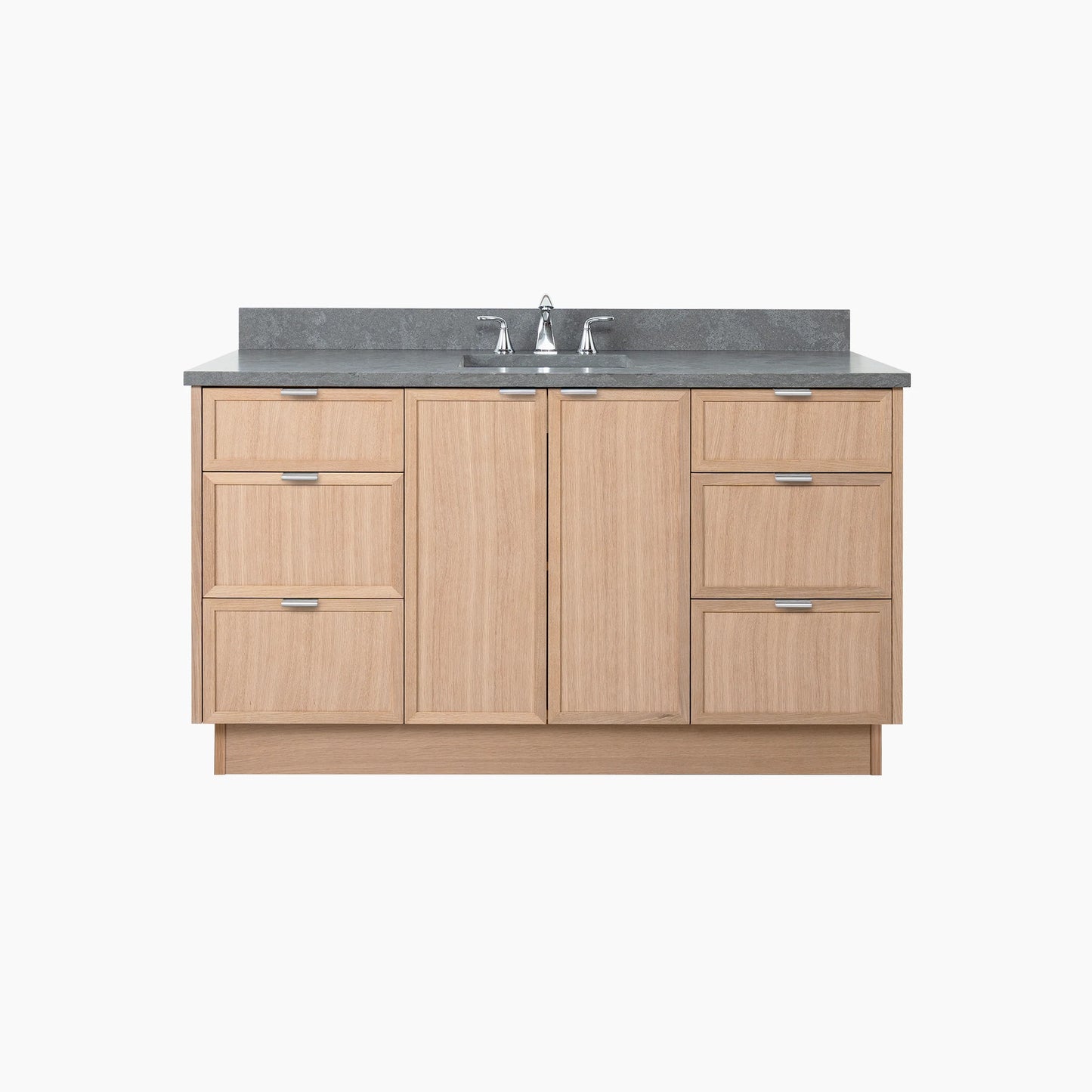 Cape Breton SLIM 60" White Oak Bathroom Vanity