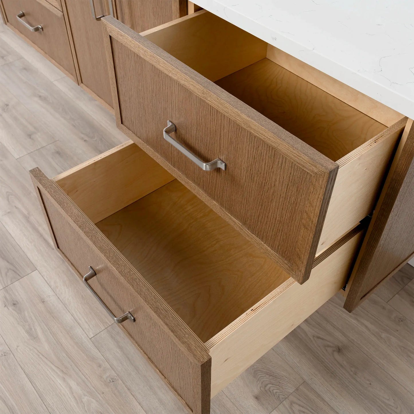 Cape Breton SLIM 72" Wall Mount Mid Century Oak Bathroom Vanity Teodor Bathroom Vanity Canada