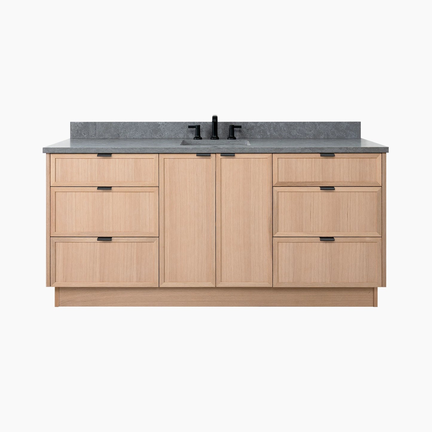 Cape Breton SLIM 72" White Oak Bathroom Vanity