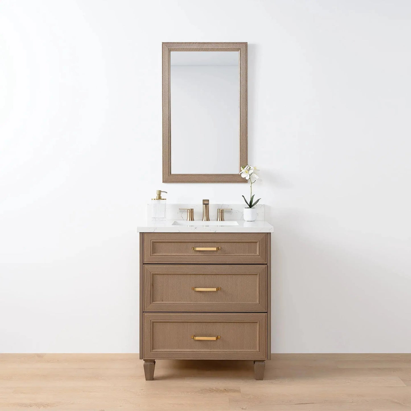 Davenport 30", Teodor® Almond Coast Vanity Teodor Bathroom VanityCanada