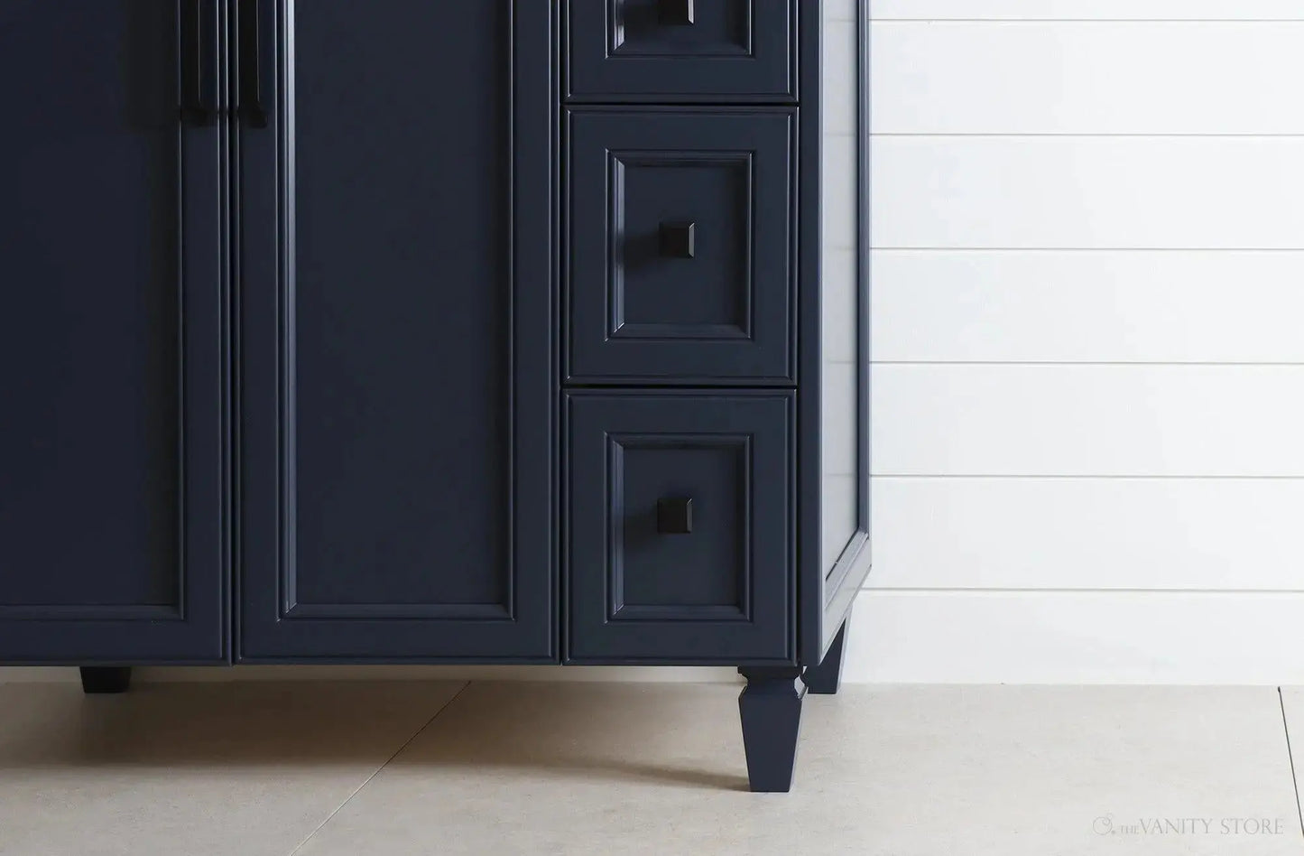 Davenport SLIM 36" Pacific Blue Bathroom Vanity, Left Sink Teodor Bathroom Vanity Canada