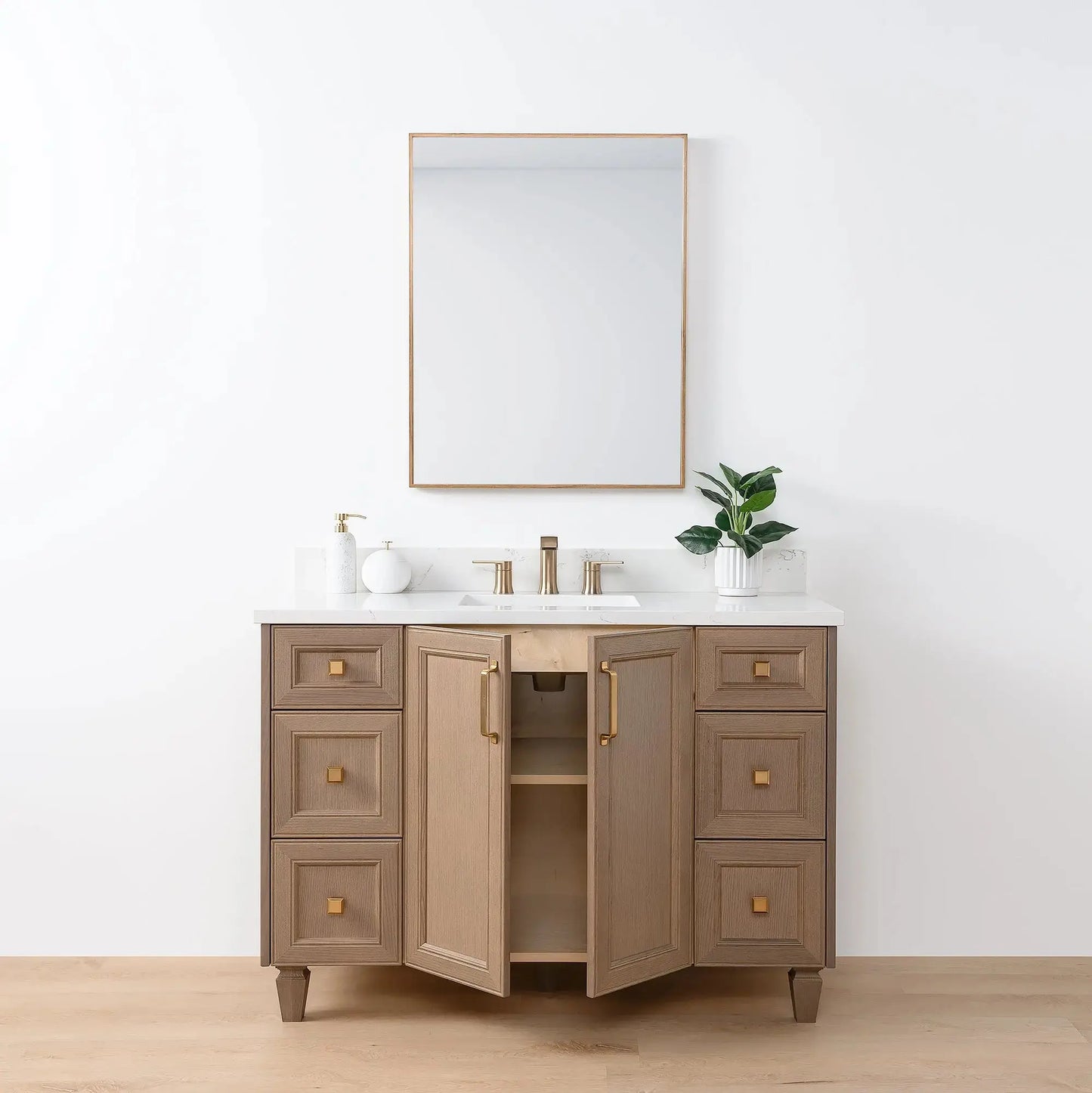 Davenport 48", Teodor® Almond Coast Vanity Teodor Bathroom VanityCanada