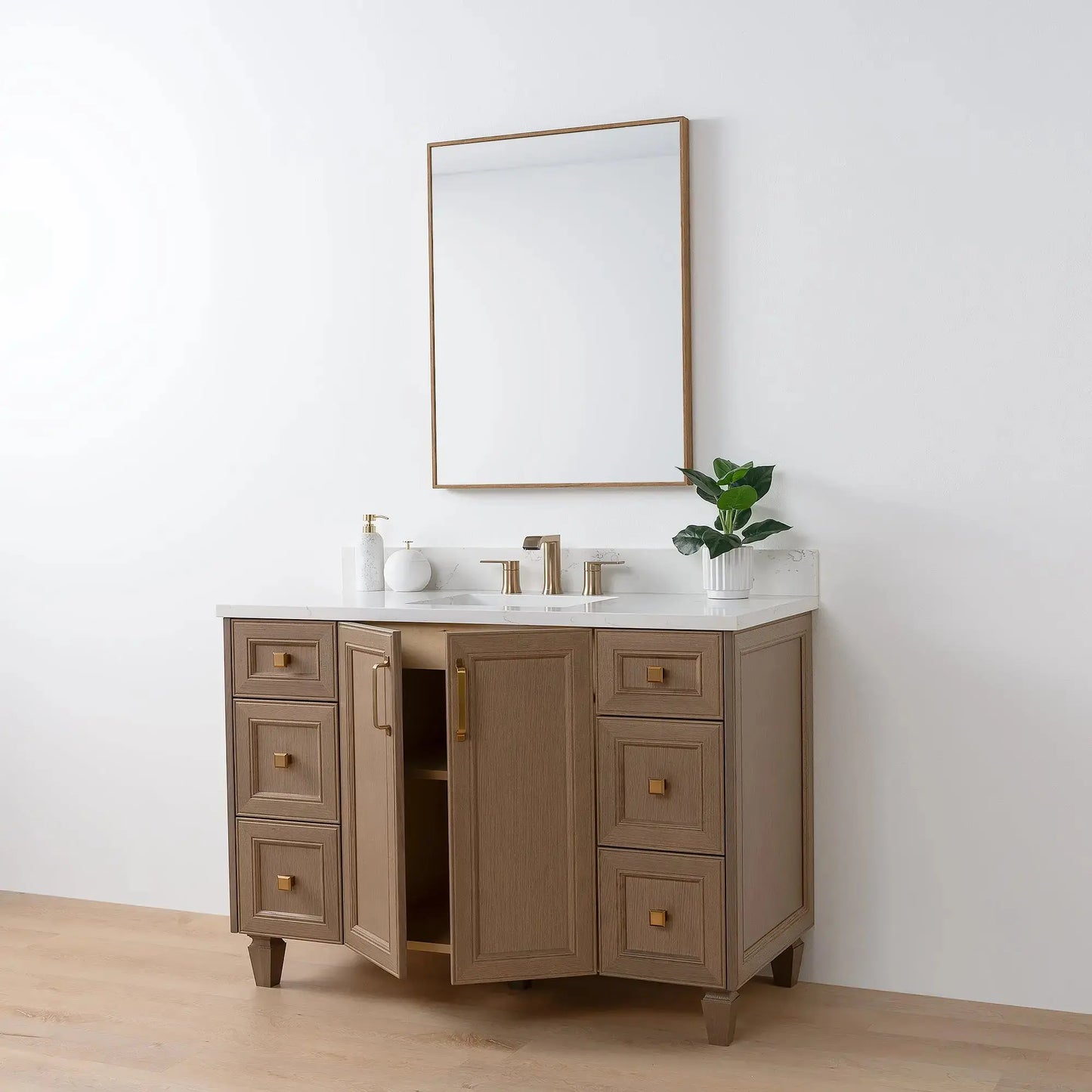 Davenport 48", Teodor® Almond Coast Vanity Teodor Bathroom VanityCanada