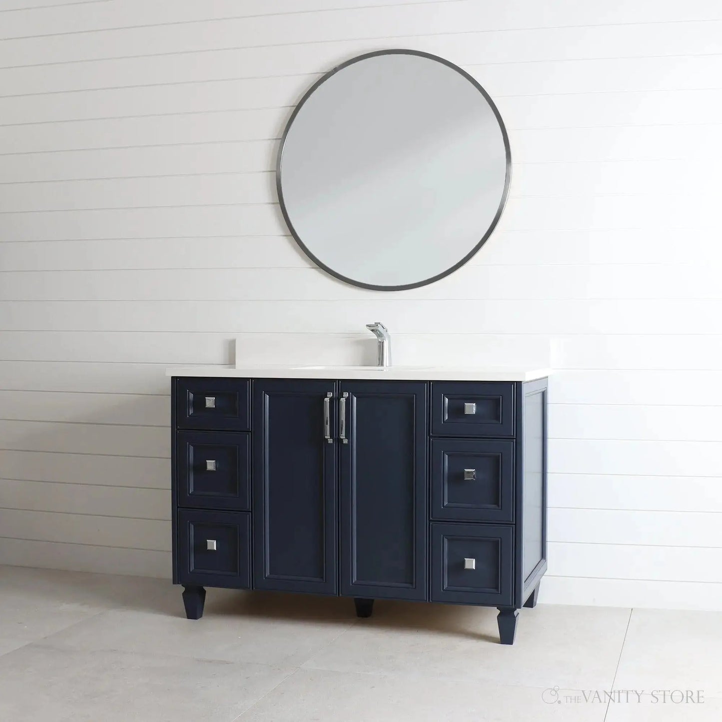Davenport SLIM 48" Pacific Blue Bathroom Vanity Teodor Bathroom Vanity Canada