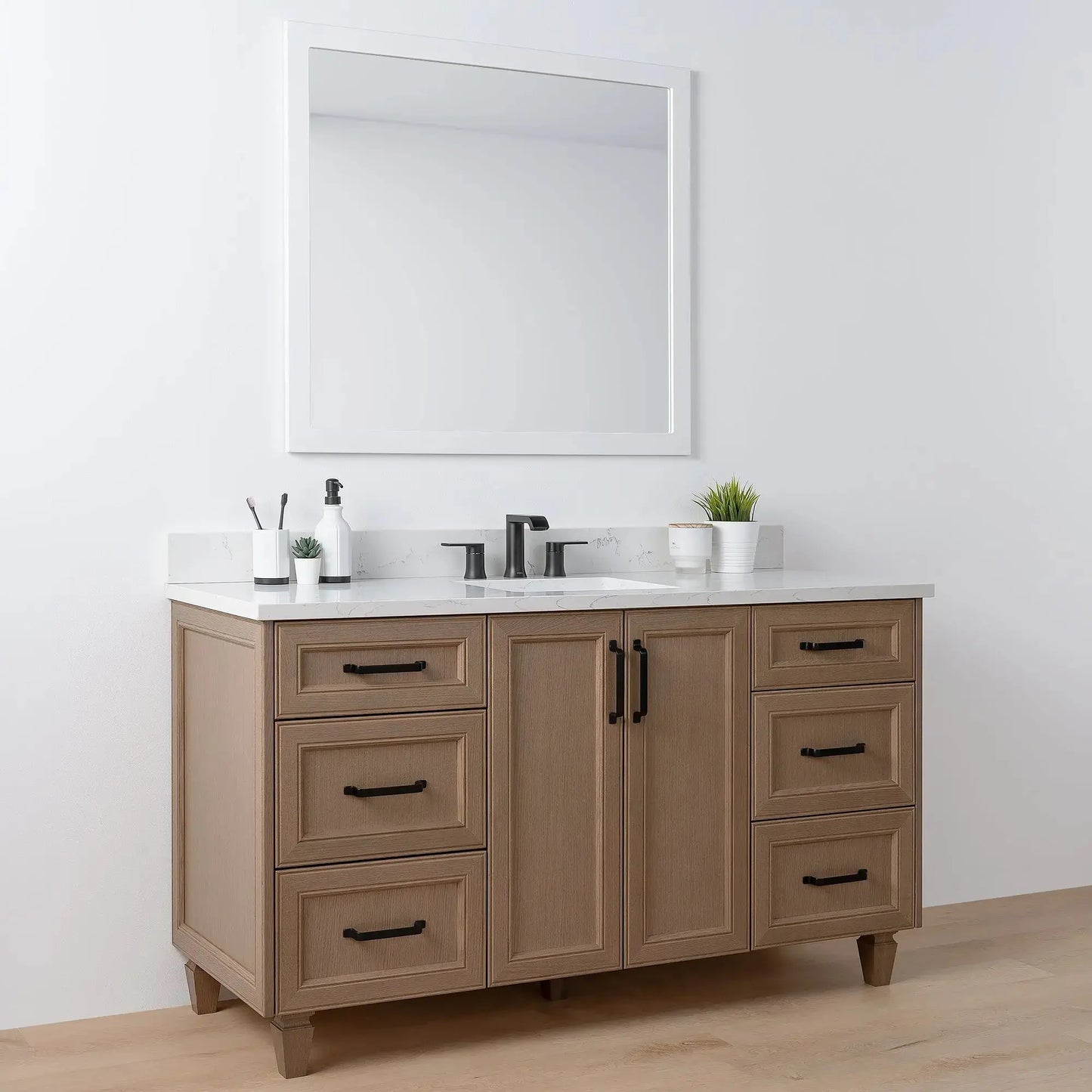 Davenport 60", Teodor® Almond Coast Vanity Teodor Bathroom VanityCanada