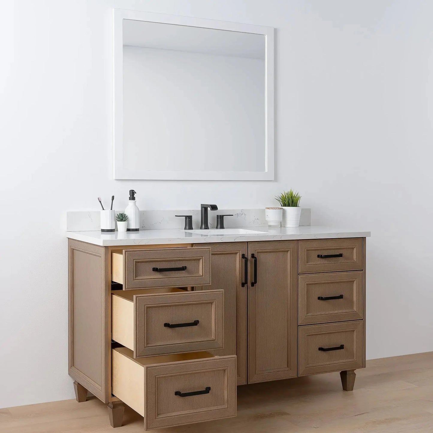 Davenport 60", Teodor® Almond Coast Vanity Teodor Bathroom VanityCanada