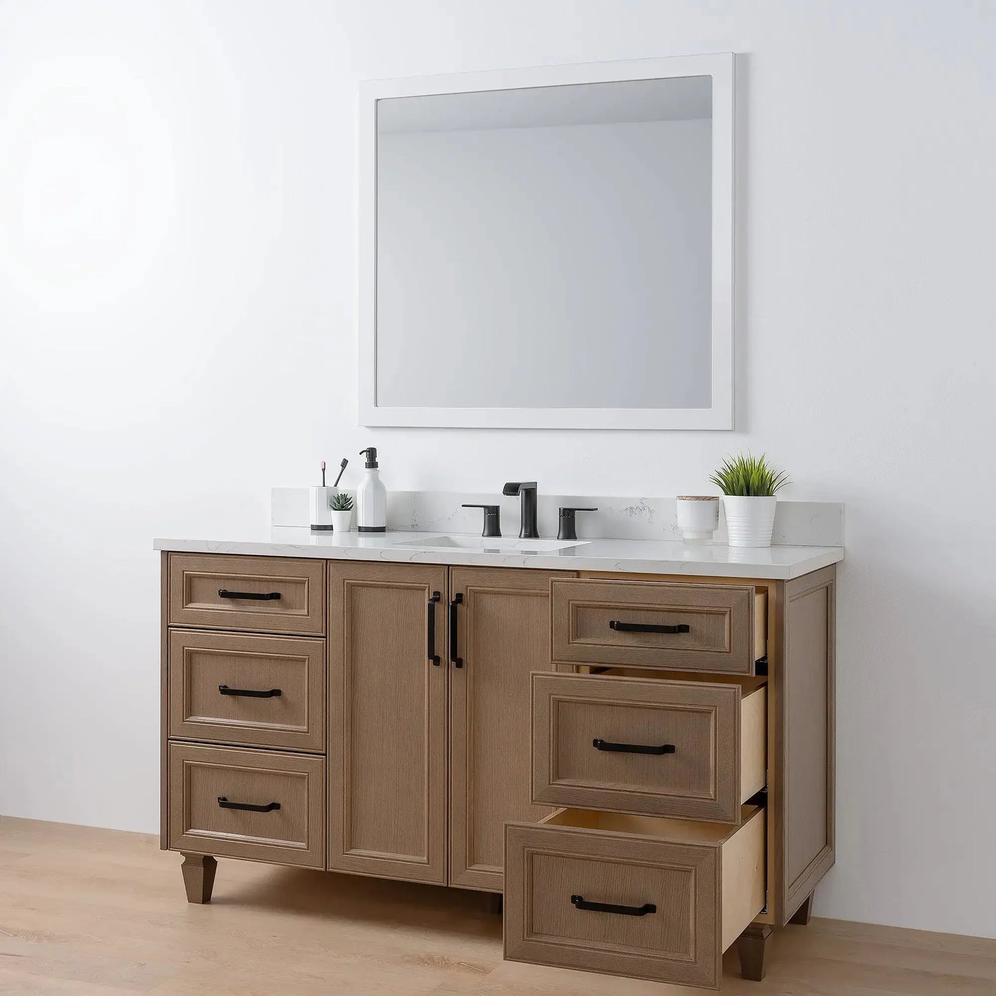 Davenport 60", Teodor® Almond Coast Vanity Teodor Bathroom VanityCanada