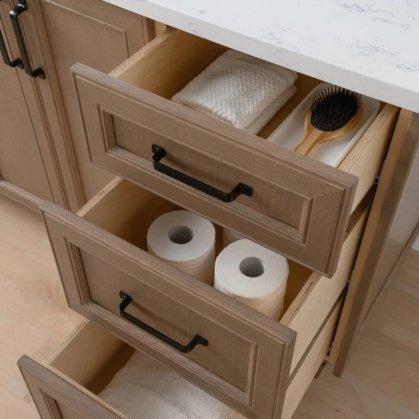 Davenport 60", Teodor® Almond Coast Vanity Teodor Bathroom VanityCanada
