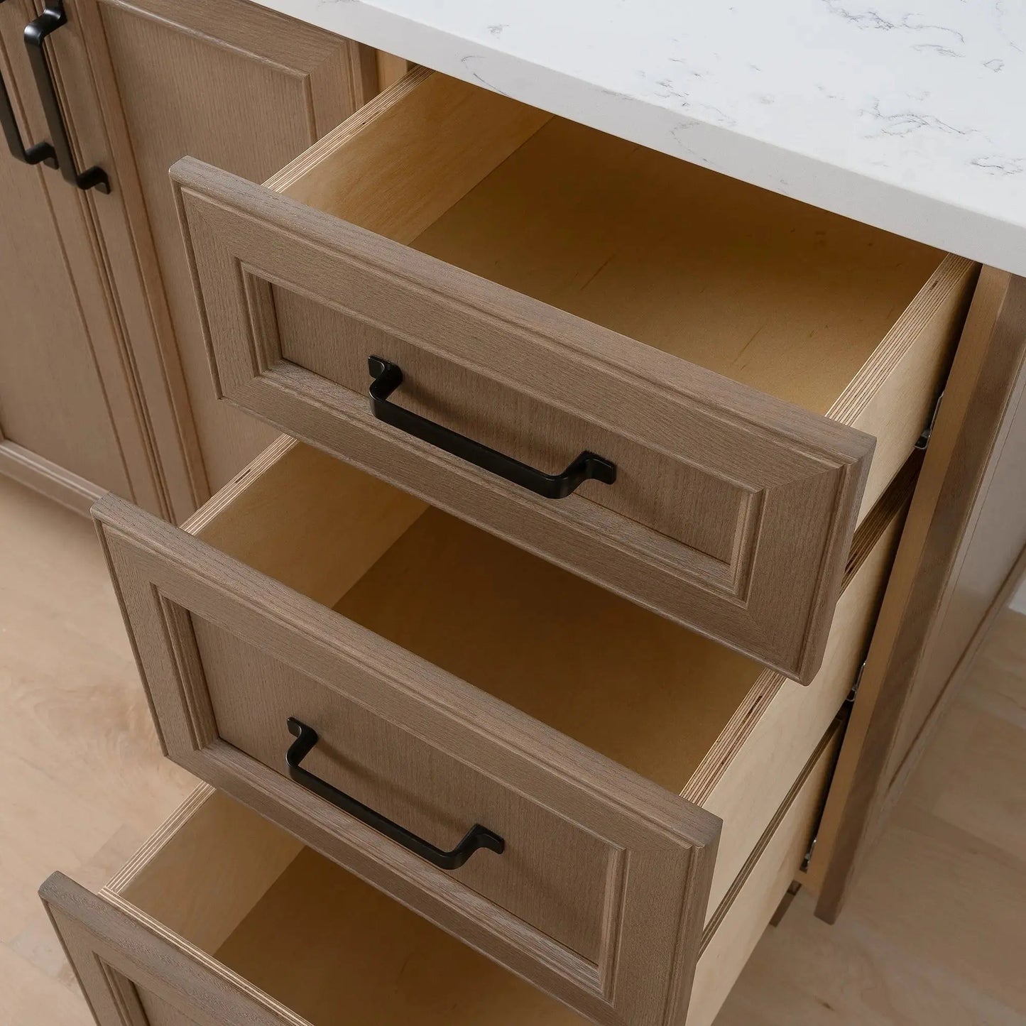 Davenport 60", Teodor® Almond Coast Vanity Teodor Bathroom VanityCanada