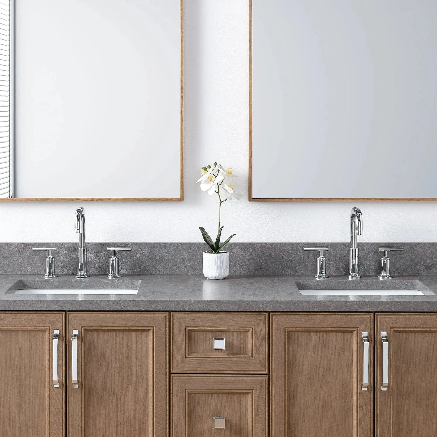 Davenport 60", Teodor® Almond Coast Vanity, Double Sink Teodor Bathroom VanityCanada