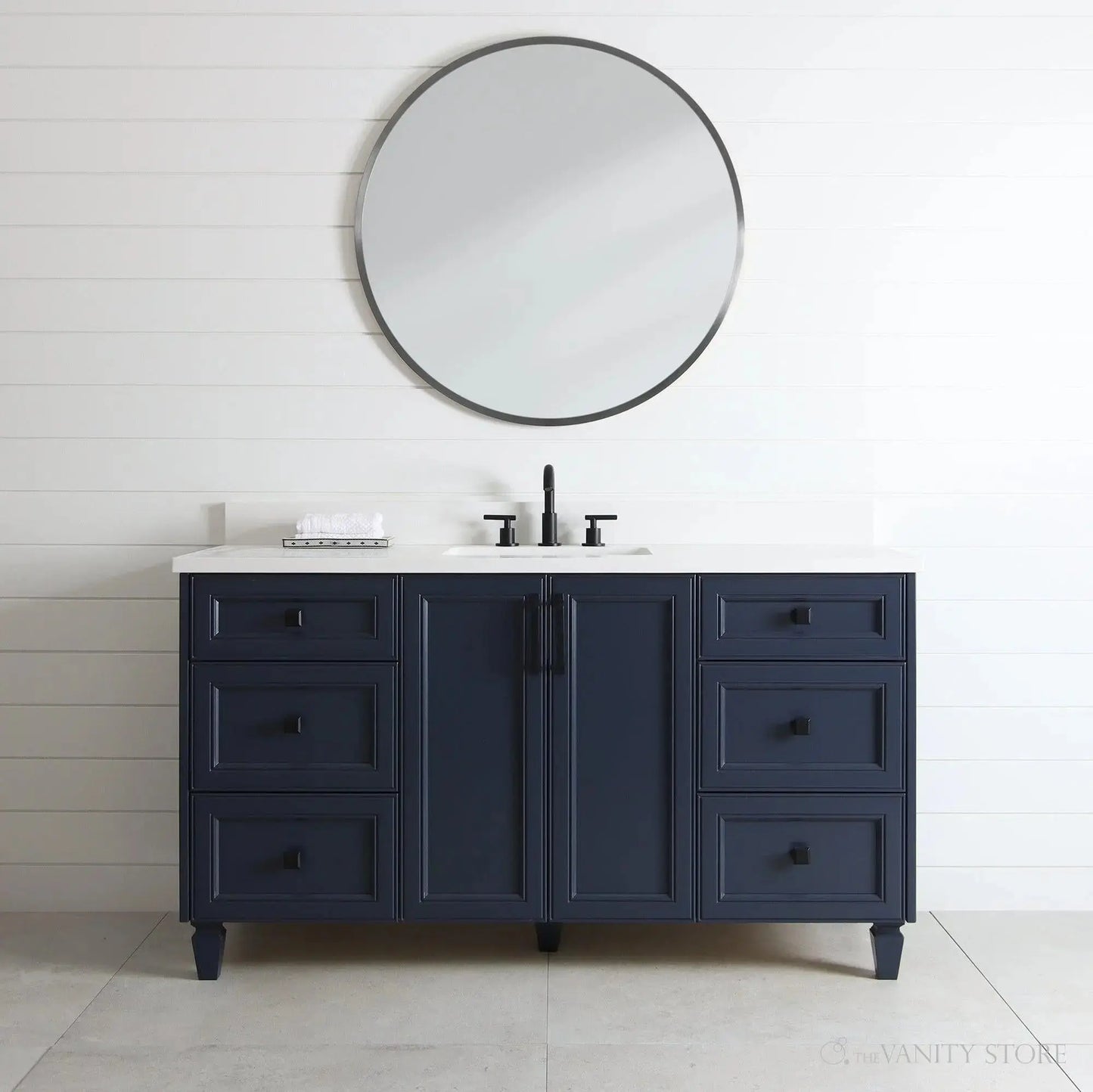Davenport SLIM 60" Pacific Blue Bathroom Vanity Teodor Bathroom Vanity Canada