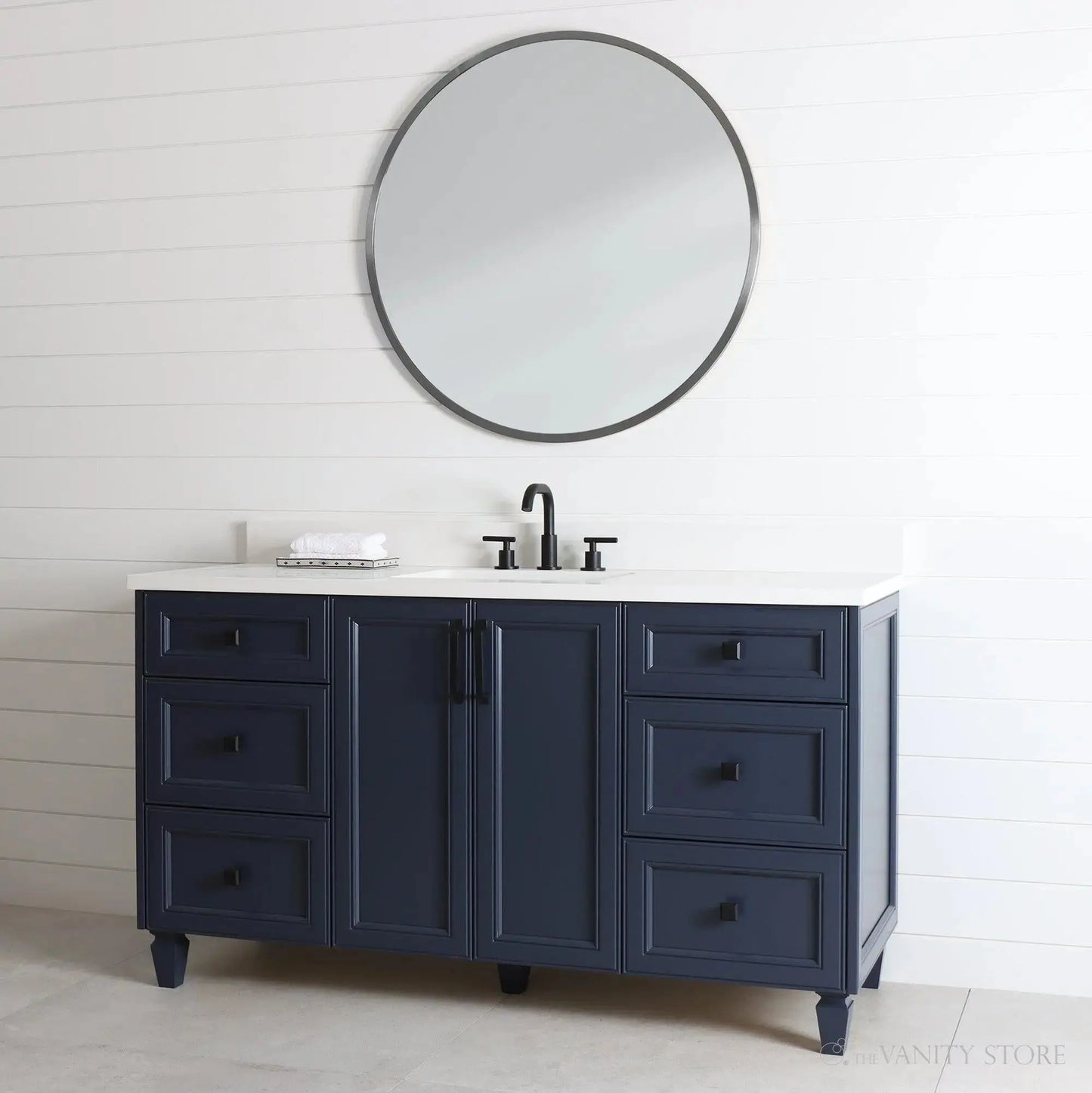 Davenport SLIM 60" Pacific Blue Bathroom Vanity Teodor Bathroom Vanity Canada