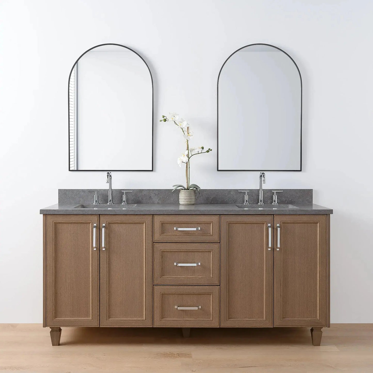 Davenport 72", Teodor® Almond Coast Vanity, Double Sink Teodor Bathroom VanityCanada