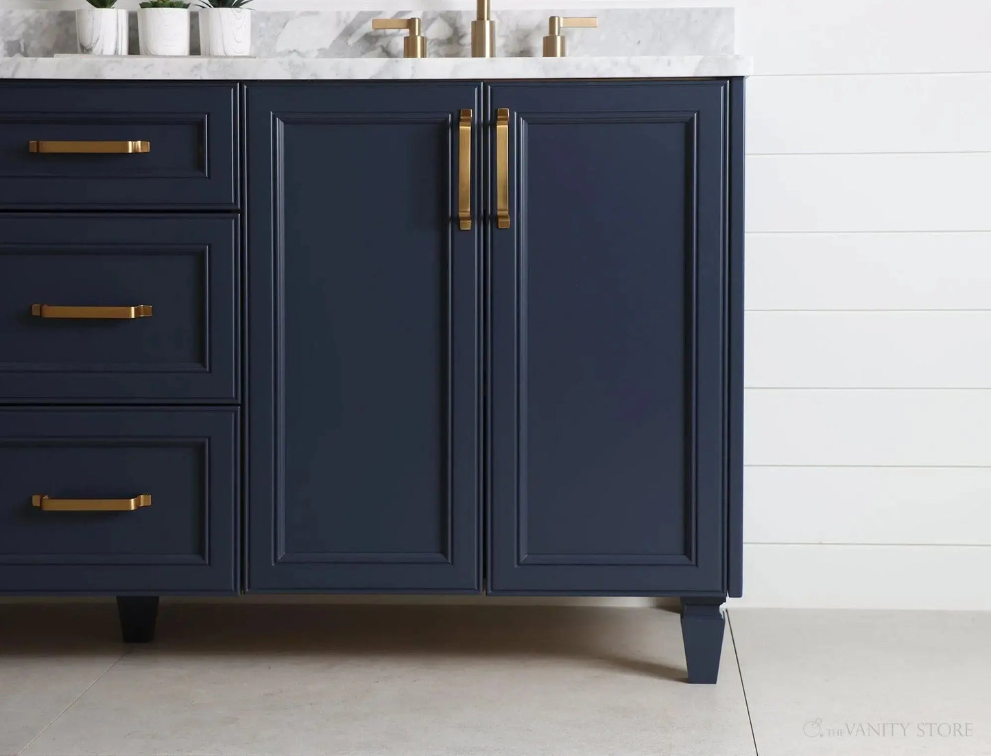 Davenport SLIM 72" Pacific Blue Bathroom Vanity, Double Sink Teodor Bathroom Vanity Canada