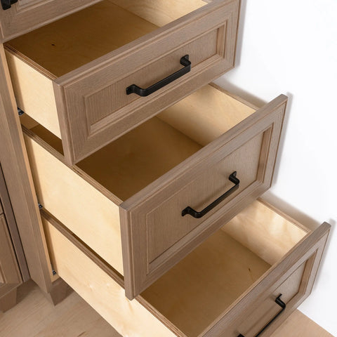 Davenport, Teodor® Almond Coast Linen Cabinet Teodor Bathroom VanityCanada