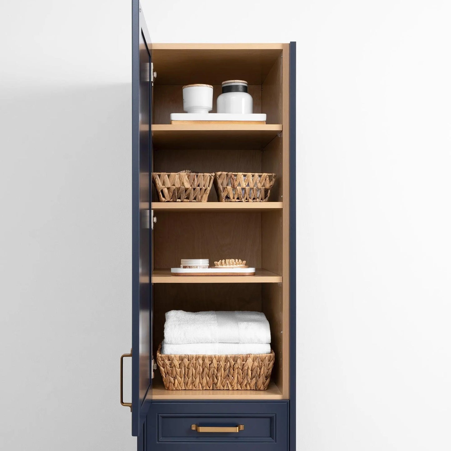 Davenport, Teodor® Pacific Blue Linen Cabinet Teodor Bathroom VanityCanada