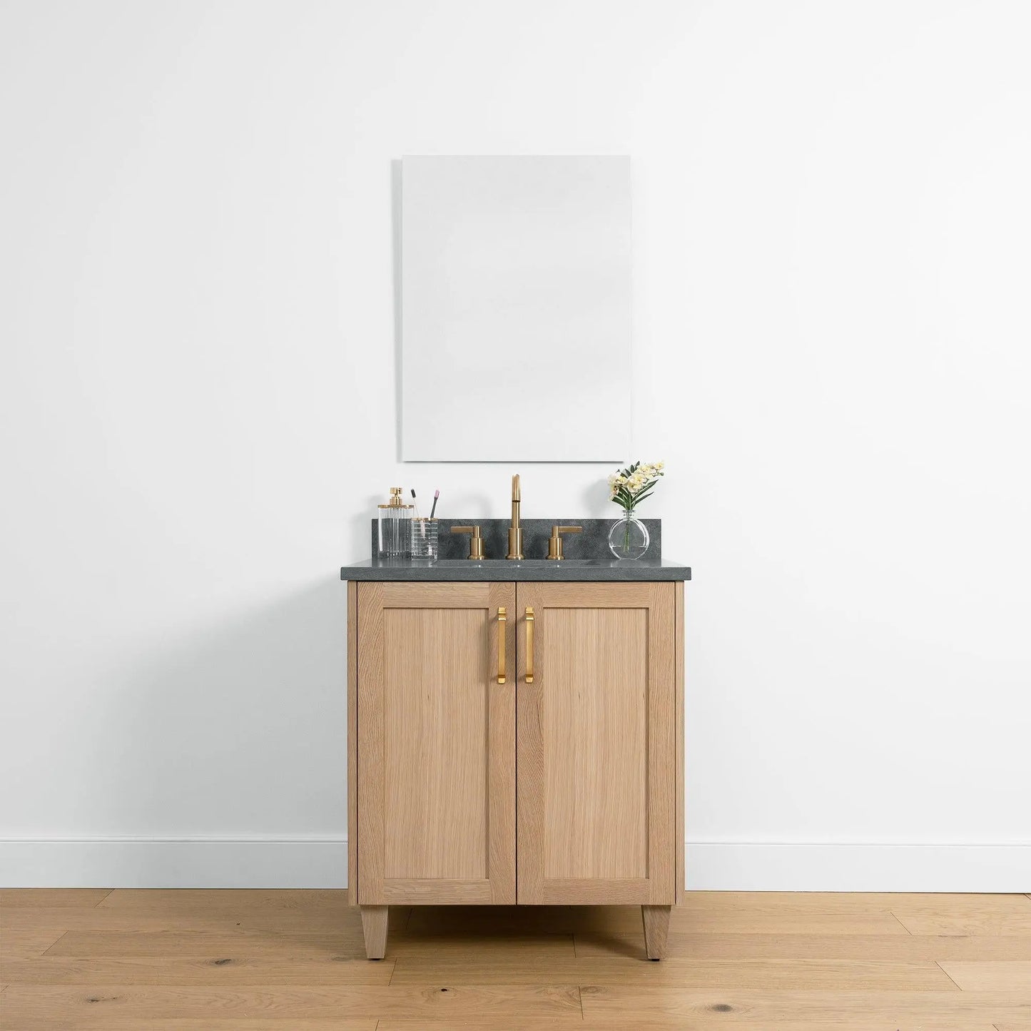 Bridgeport 30", Teodor® White Oak Vanity w/ Doors Teodor Bathroom VanityCanada