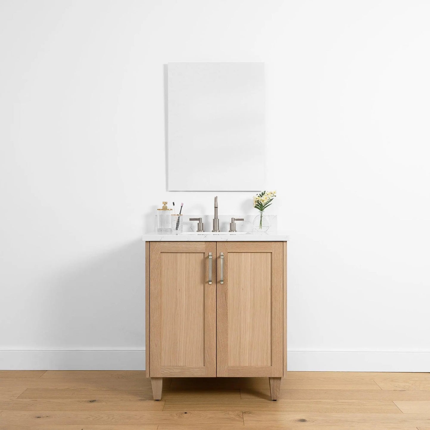 Bridgeport 30", Teodor® White Oak Vanity w/ Doors Teodor Bathroom VanityCanada