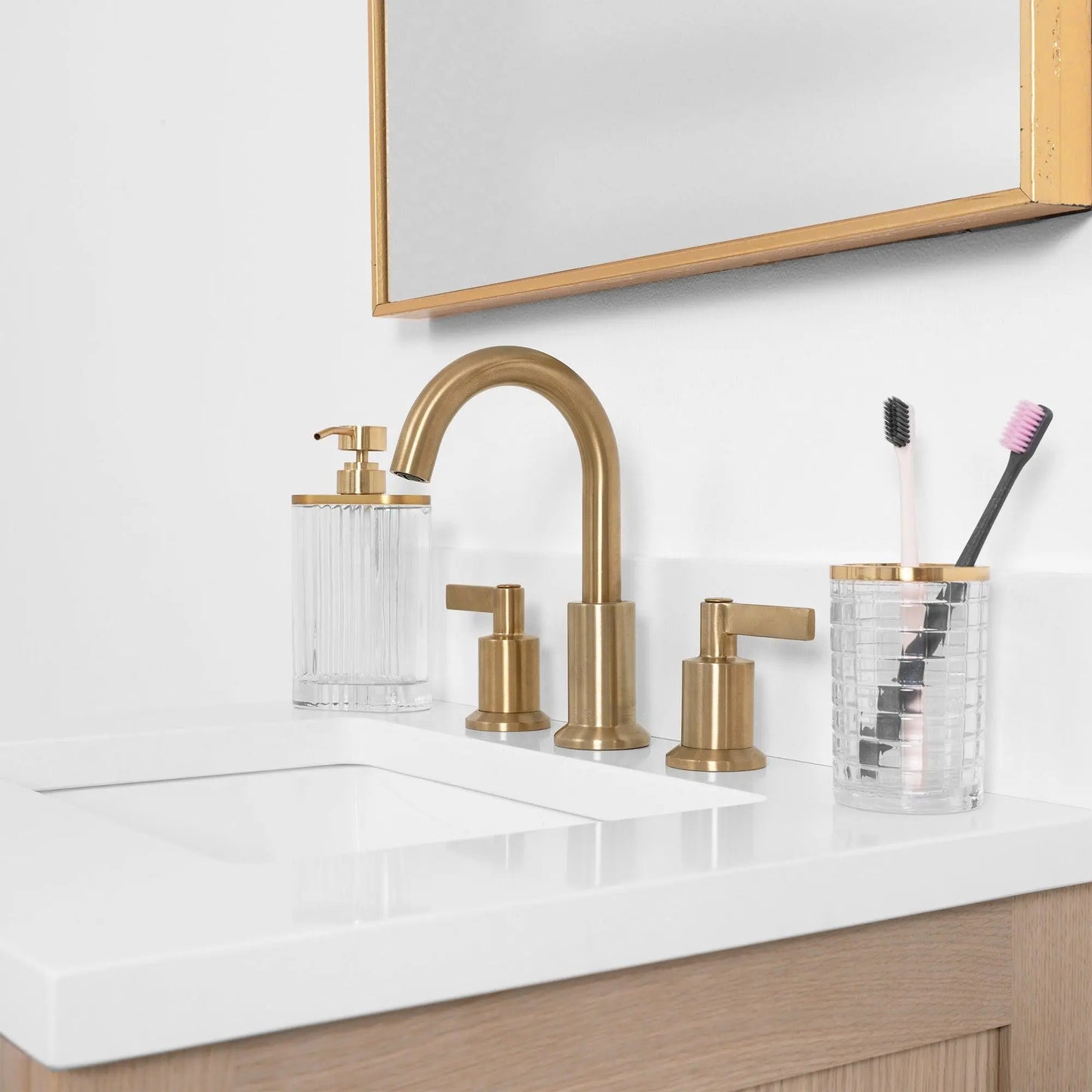 Bridgeport SLIM, 24" Teodor® White Oak Vanity w/ Doors Teodor Bathroom VanityCanada