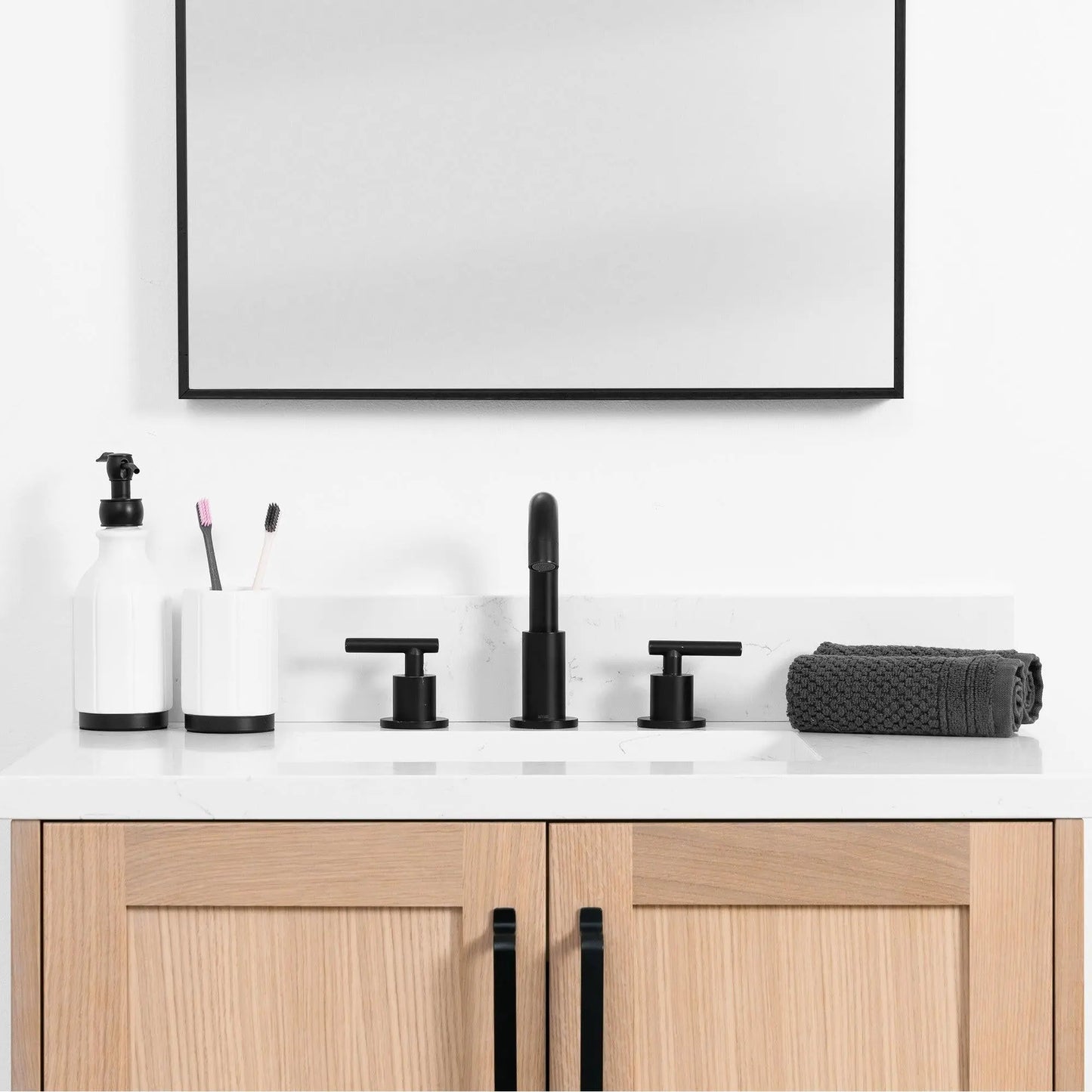 Bridgeport SLIM, 30" Teodor® White Oak Vanity w/ Doors Teodor Bathroom VanityCanada