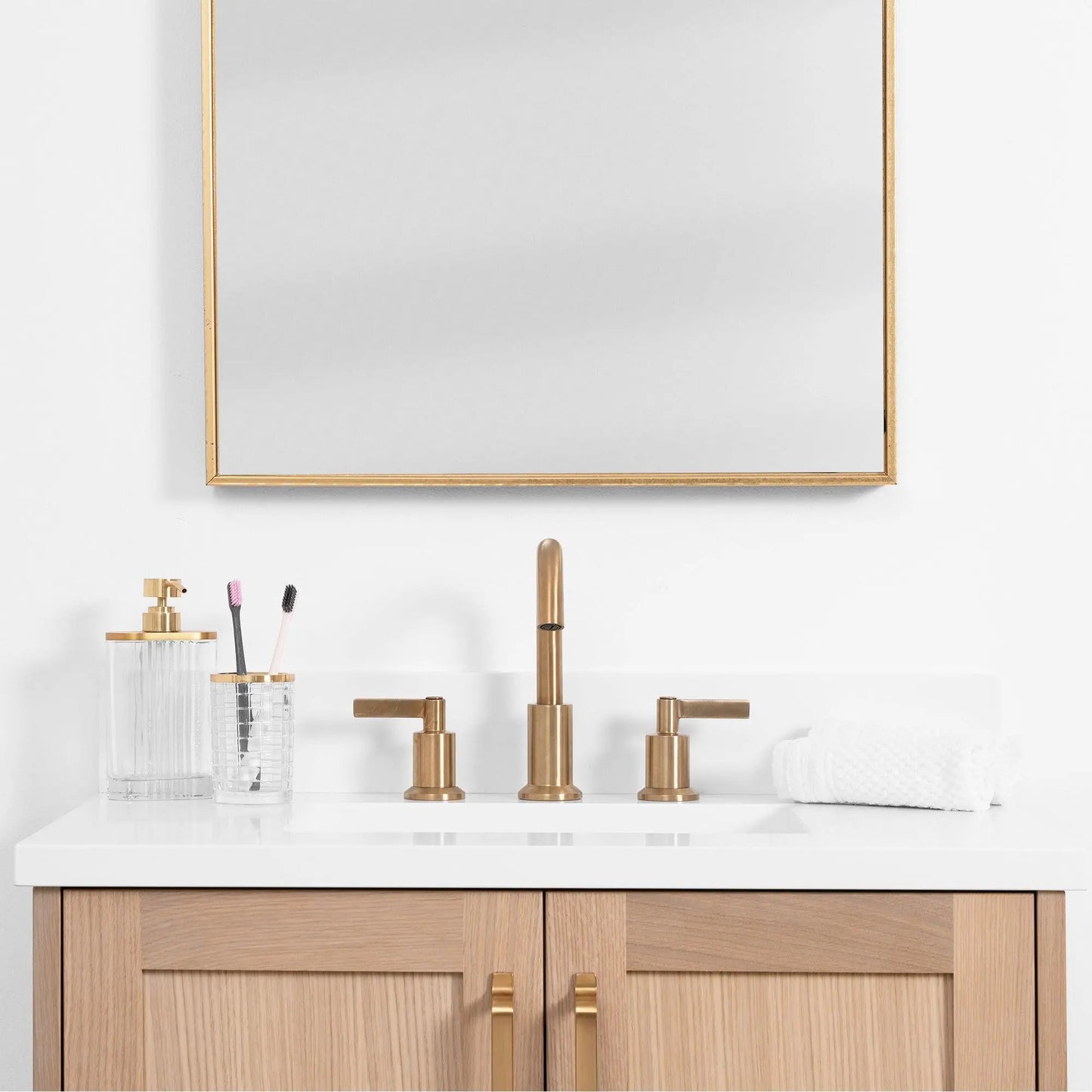 Bridgeport SLIM, 30" Teodor® White Oak Vanity w/ Doors Teodor Bathroom VanityCanada