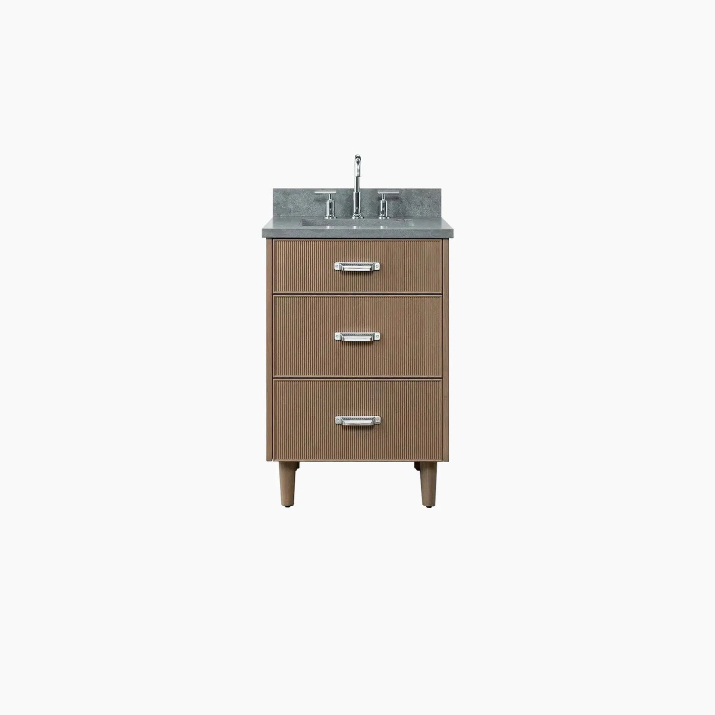 Malibu SLIM 24" Almond Coast Bathroom Vanity - All Drawers Teodor Bathroom Vanity Canada