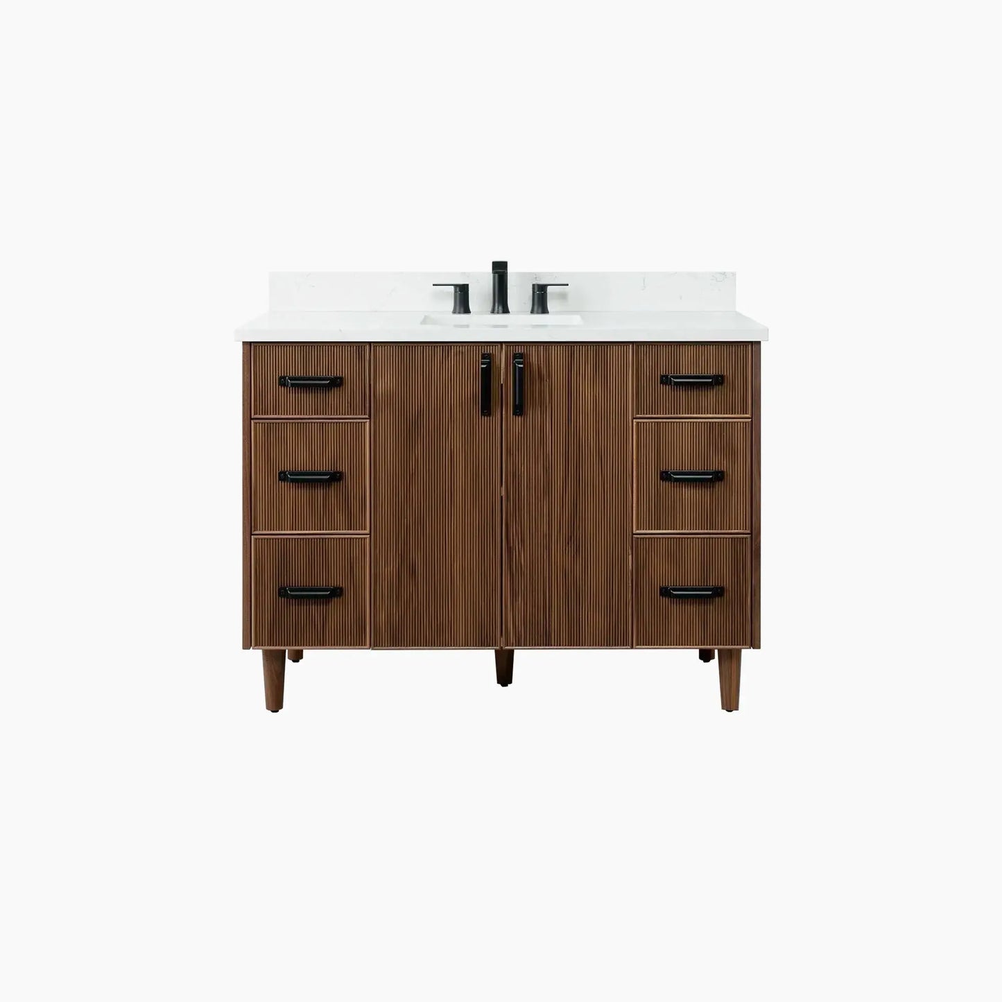 Malibu SLIM 48" American Black Walnut Bathroom Vanity Teodor Bathroom Vanity Canada