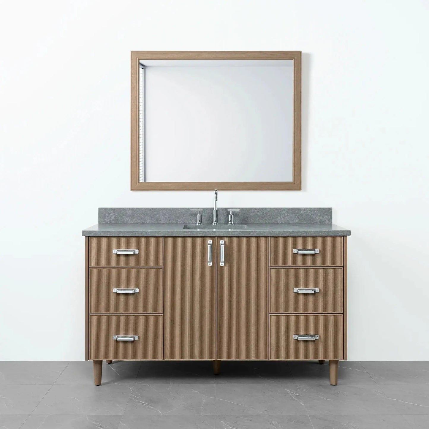 Malibu SLIM 60" Almond Coast Bathroom Vanity Teodor Bathroom Vanity Canada