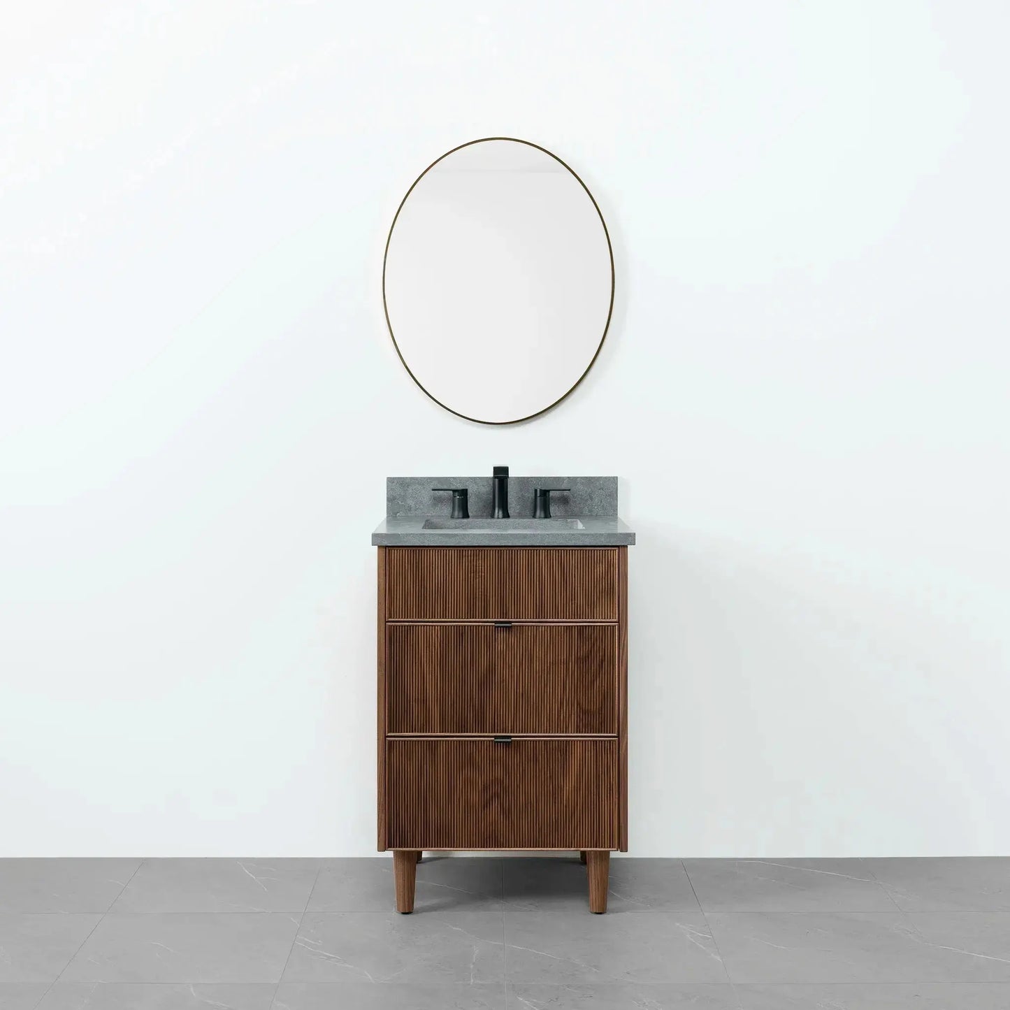 Malibu 24", Teodor® American Black Walnut Vanity Teodor Bathroom VanityCanada