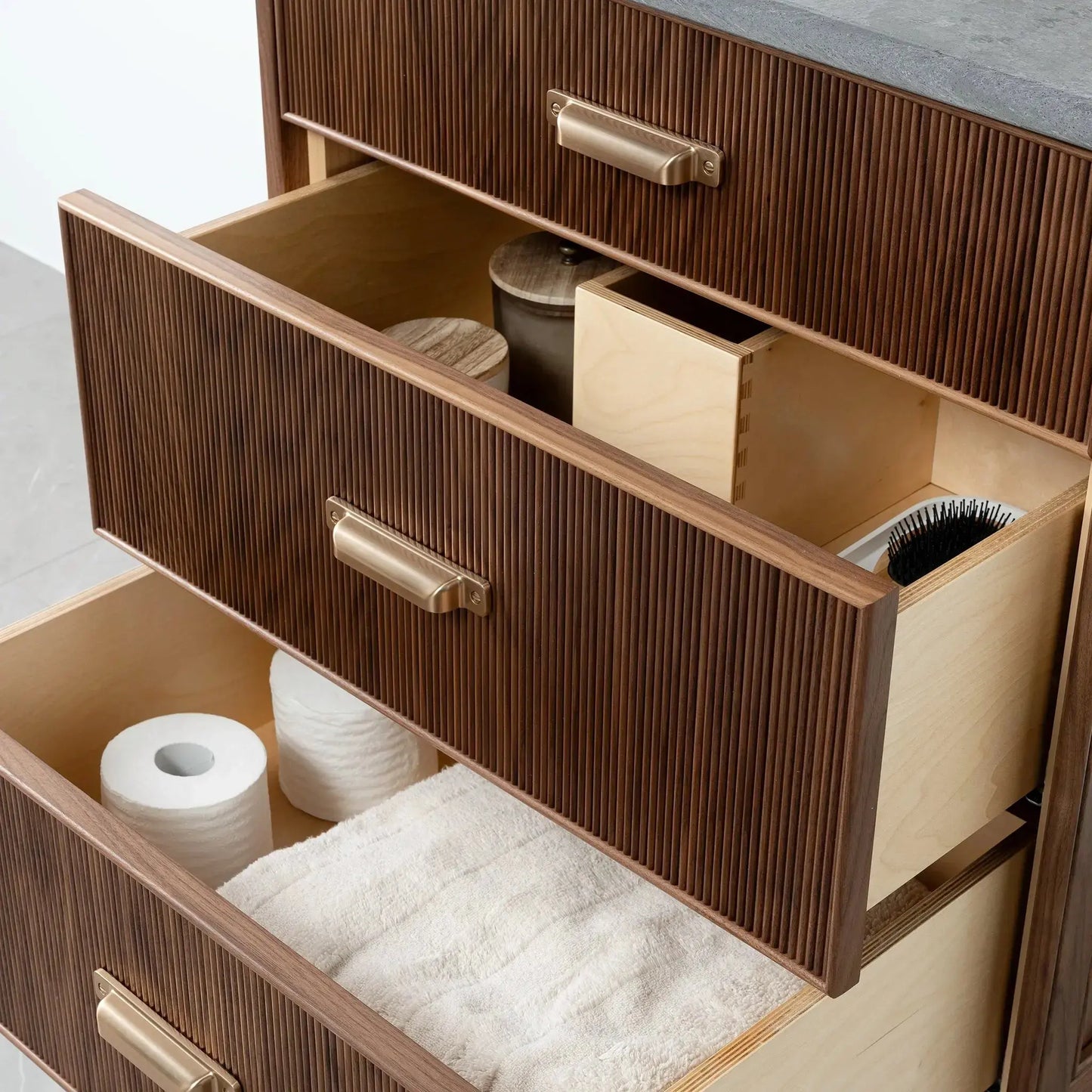 Malibu 30" American Black Walnut Bathroom Vanity - Teodor Vanities