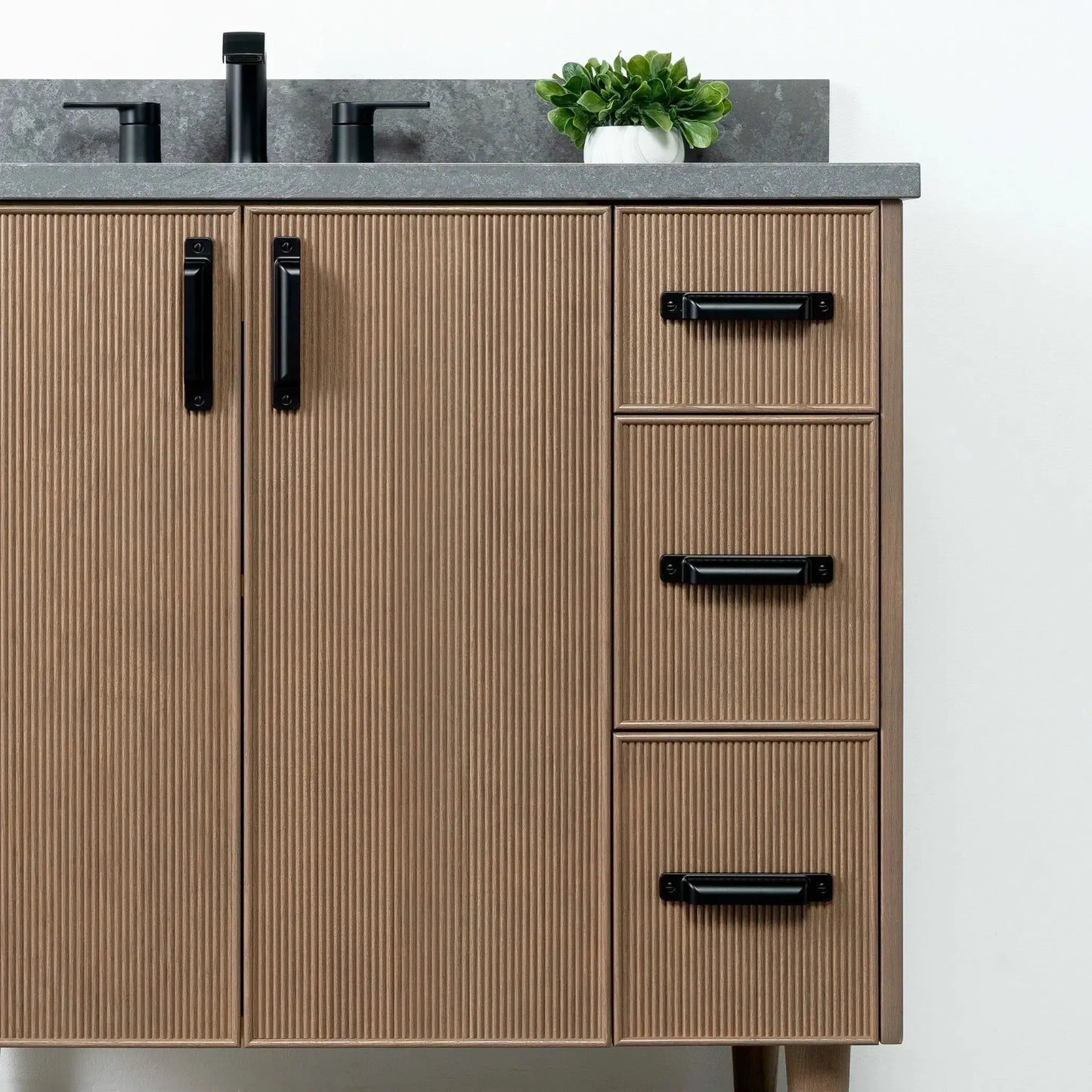 Malibu 36", Teodor® Almond Coast Vanity, Left Sink Teodor Bathroom VanityCanada