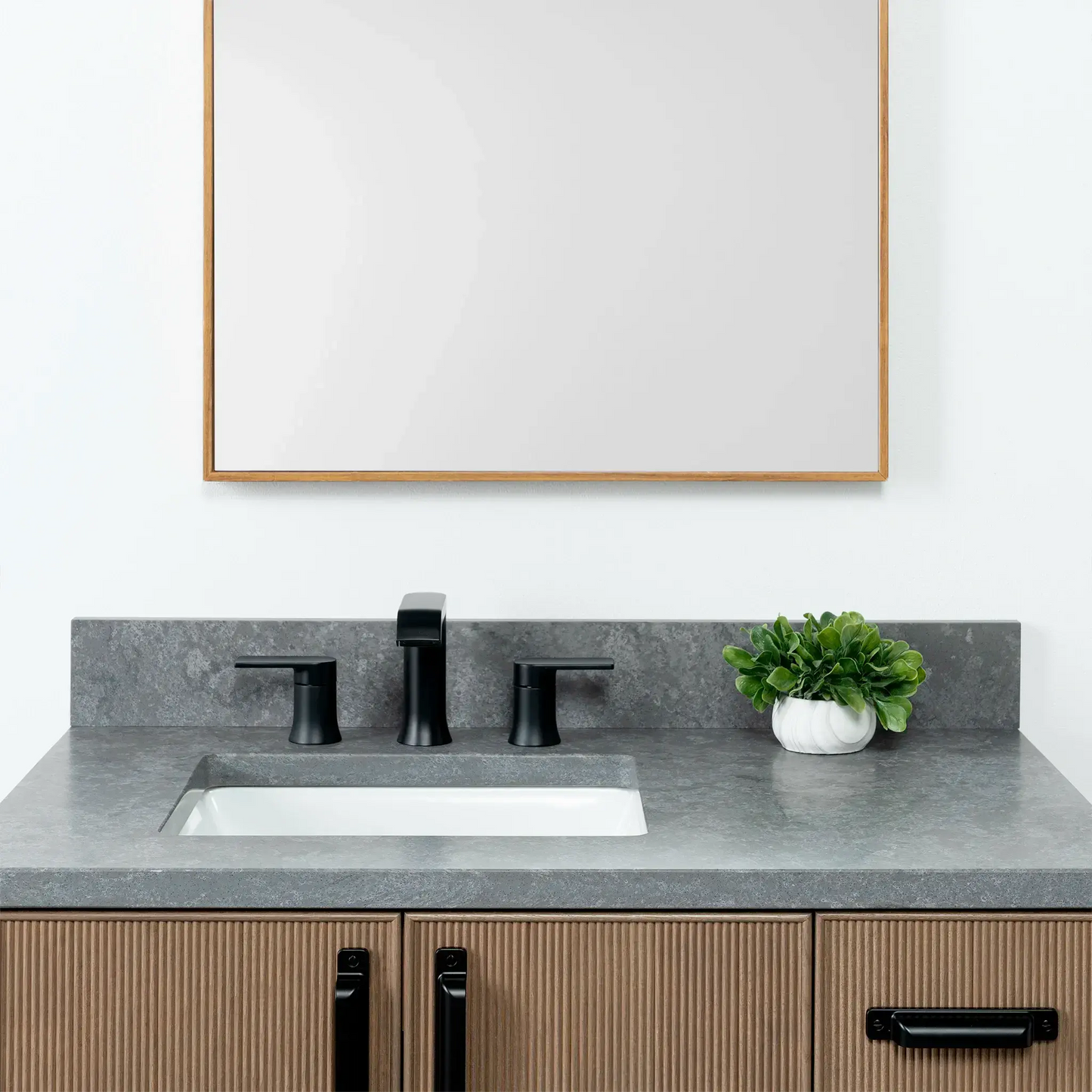 Malibu 36", Teodor® Almond Coast Vanity, Left Sink Teodor Bathroom VanityCanada