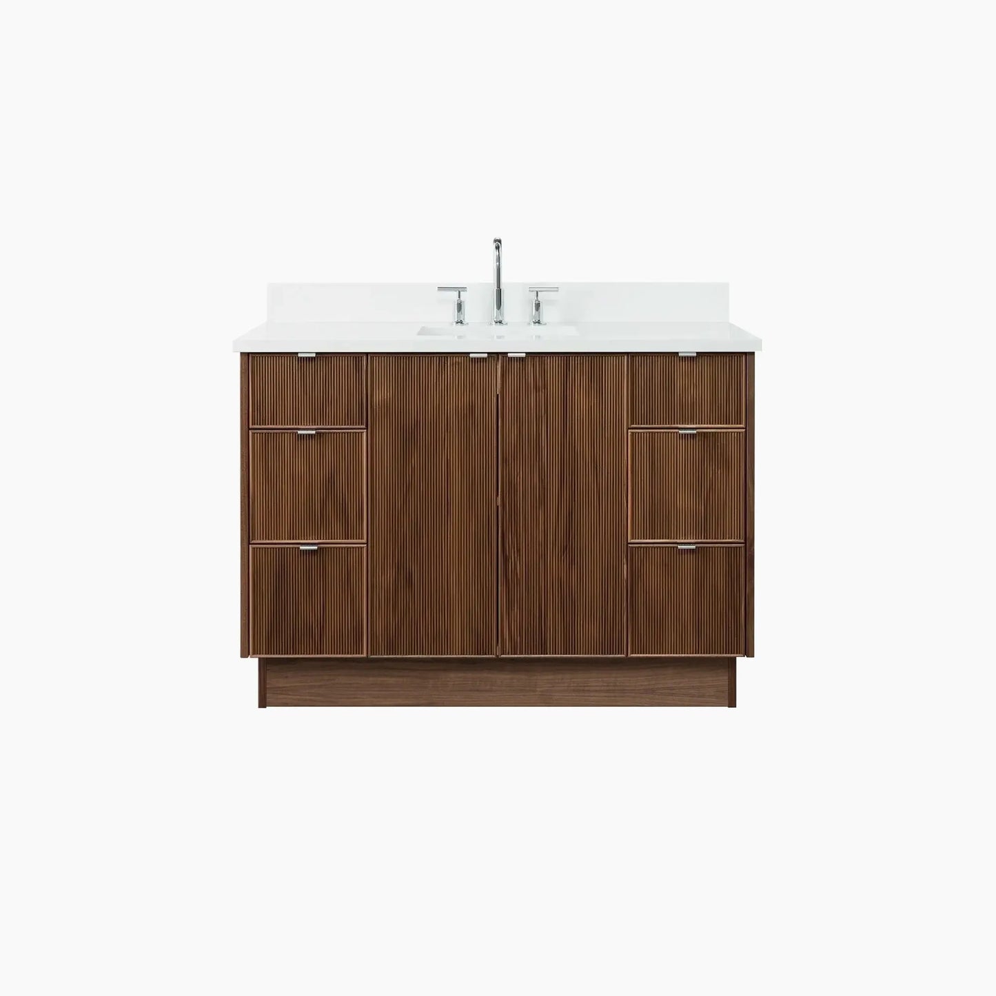 Malibu SLIM 48" American Black Walnut Bathroom Vanity Teodor Bathroom Vanity Canada