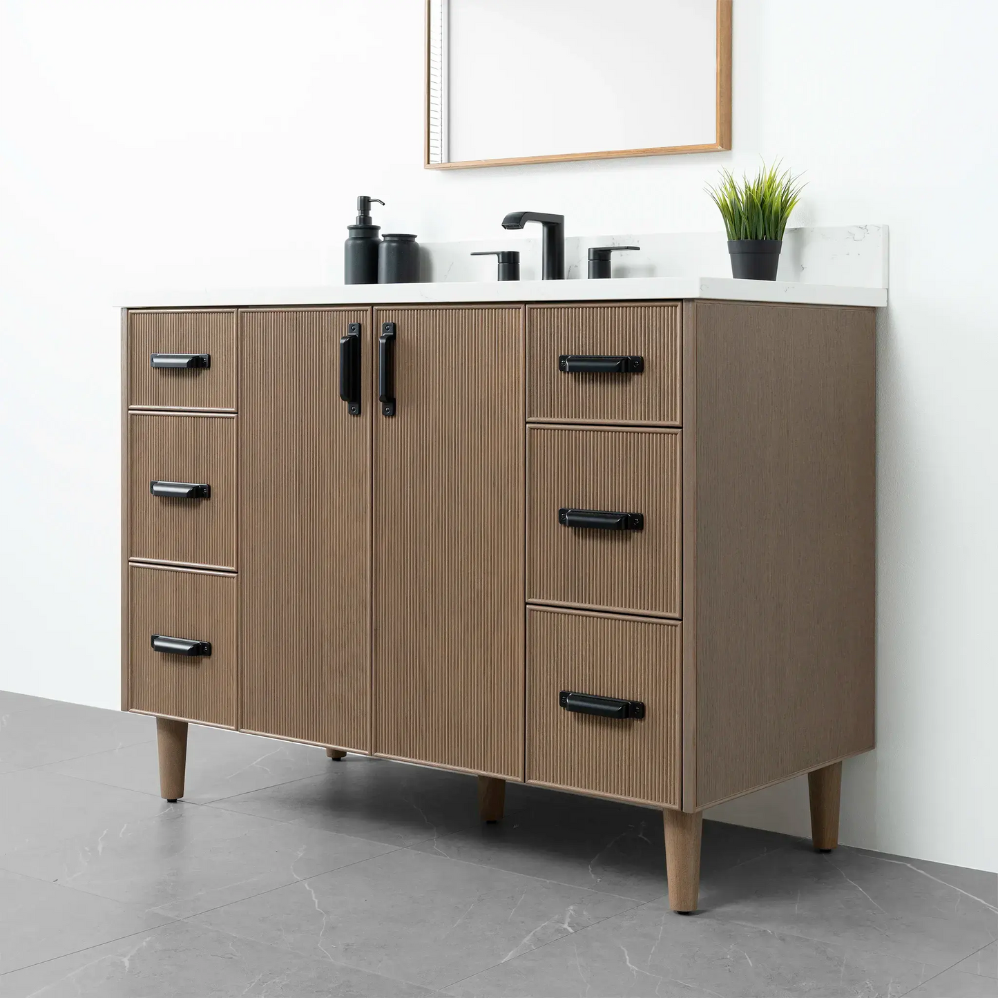 Malibu 48", Teodor® Almond Coast Vanity Teodor Bathroom VanityCanada