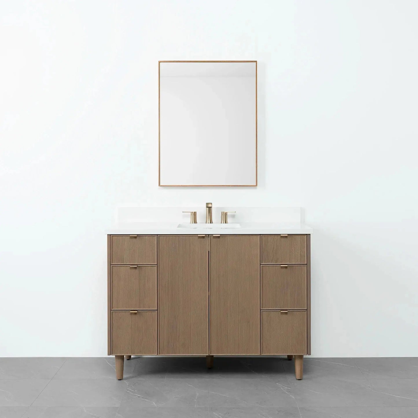 Malibu 48", Teodor® Almond Coast Vanity Teodor Bathroom VanityCanada