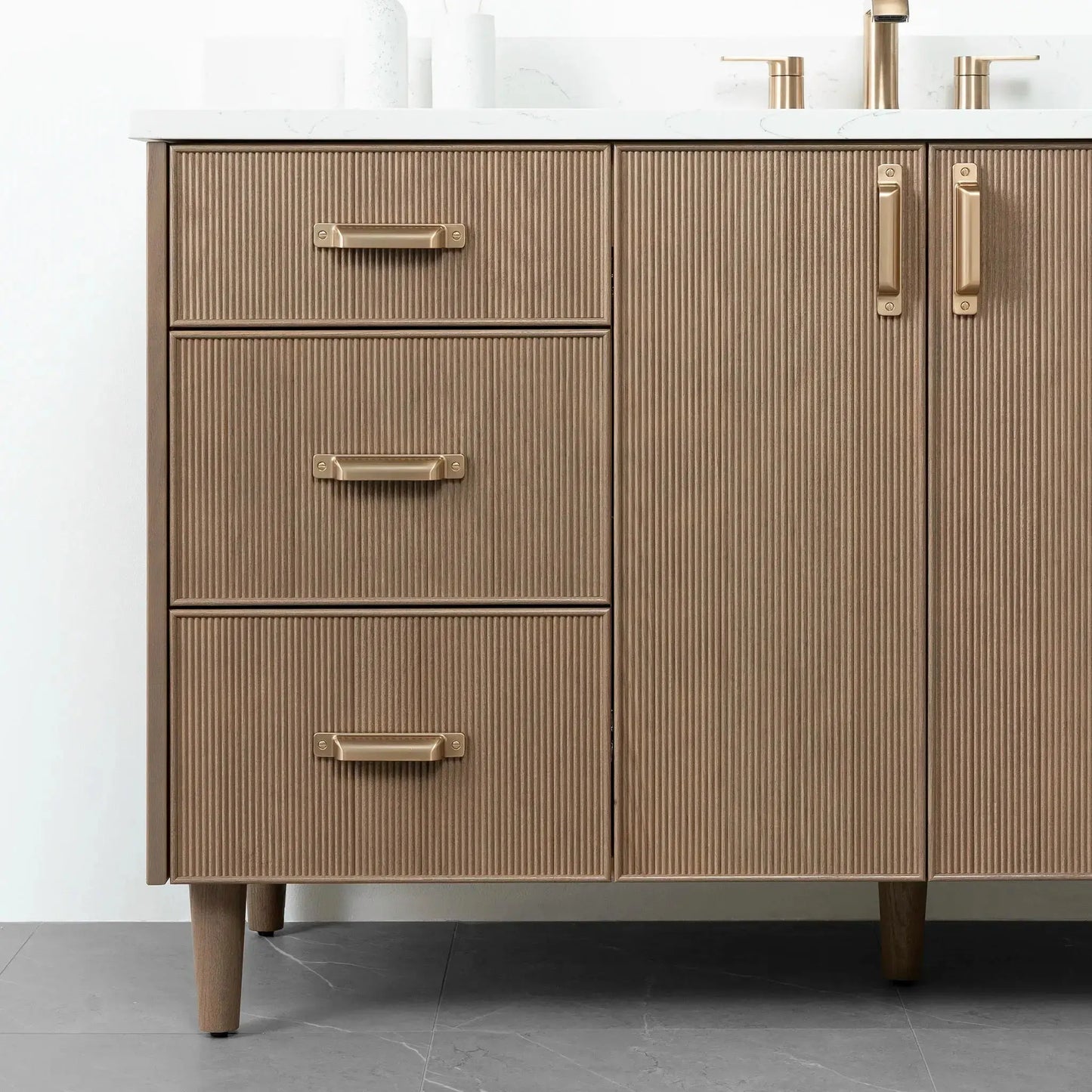Malibu 60", Teodor® Almond Coast Vanity Teodor Bathroom VanityCanada