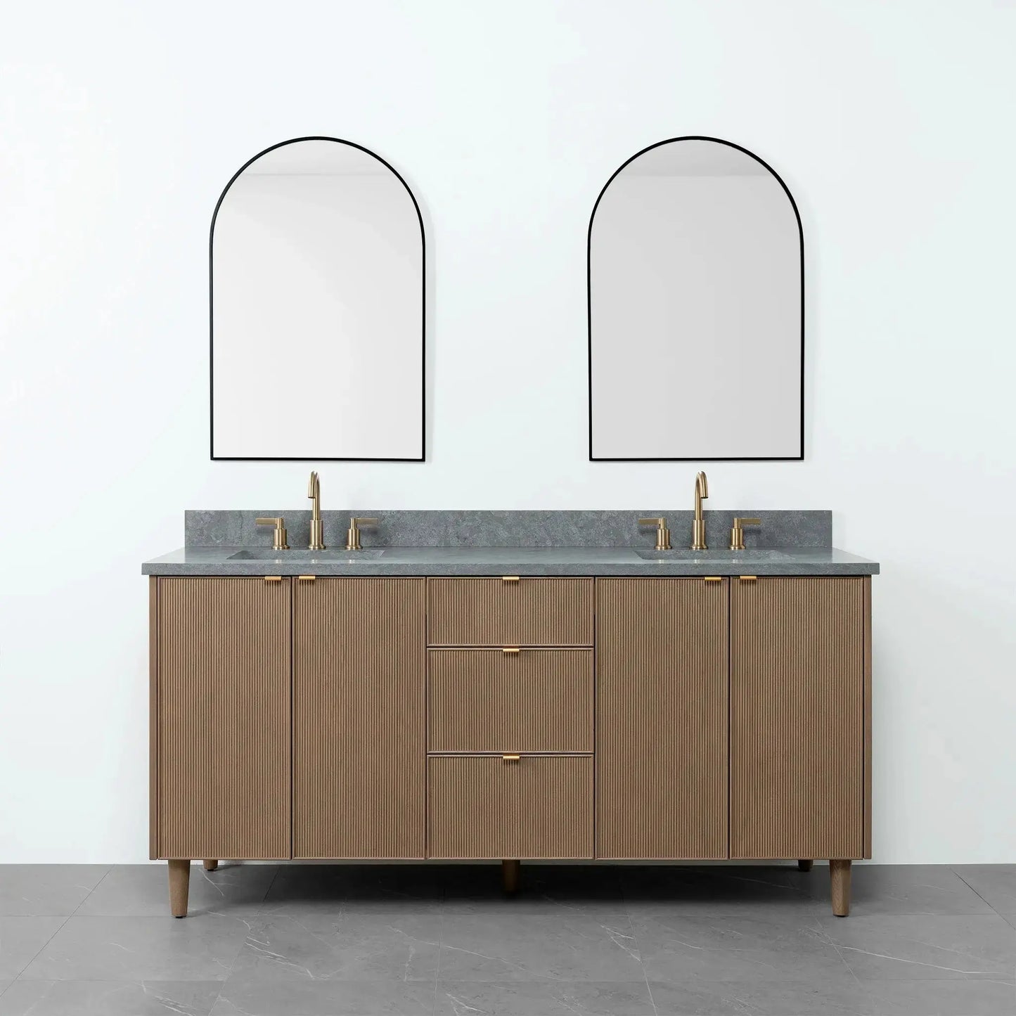 Malibu 72", Teodor® Almond Coast Vanity, Double Sink Teodor Bathroom VanityCanada