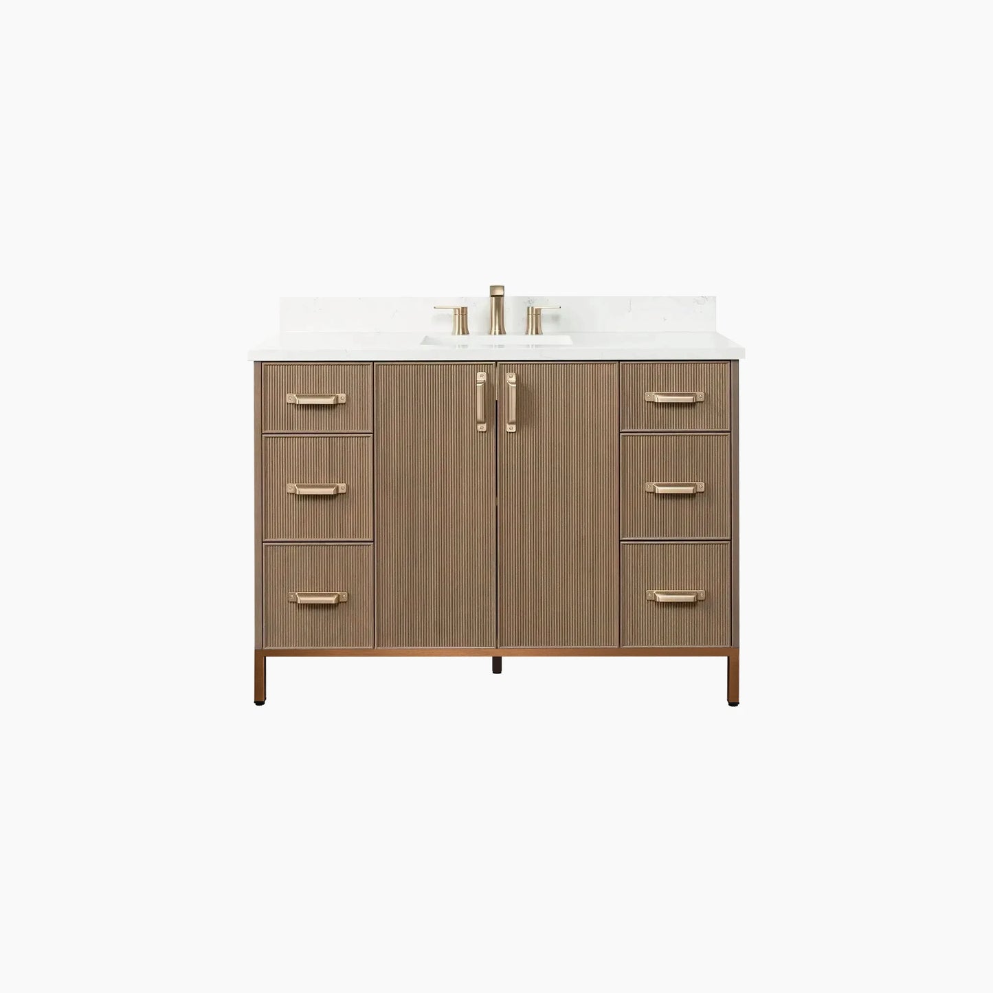 Malibu 48" Almond Coast Bathroom Vanity