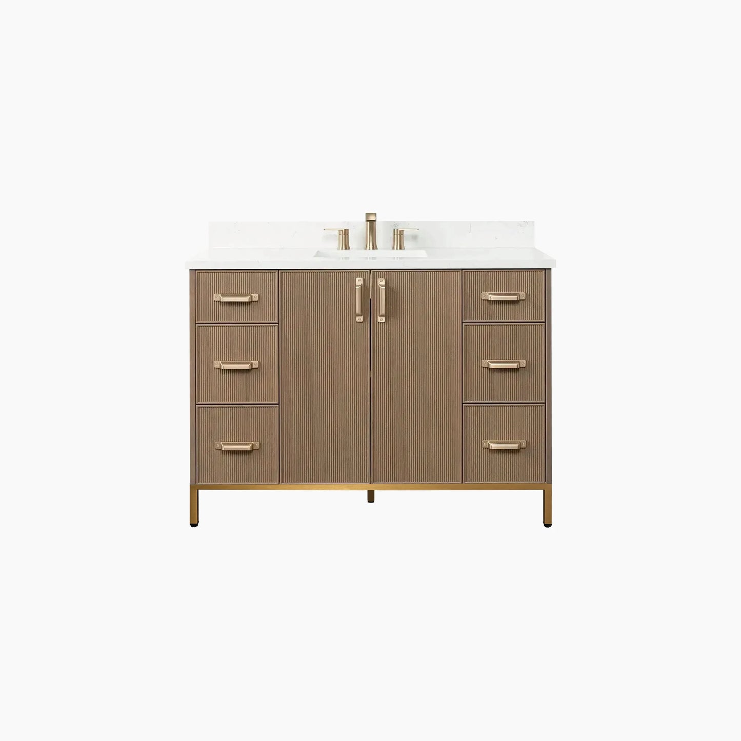 Malibu 48" Almond Coast Bathroom Vanity