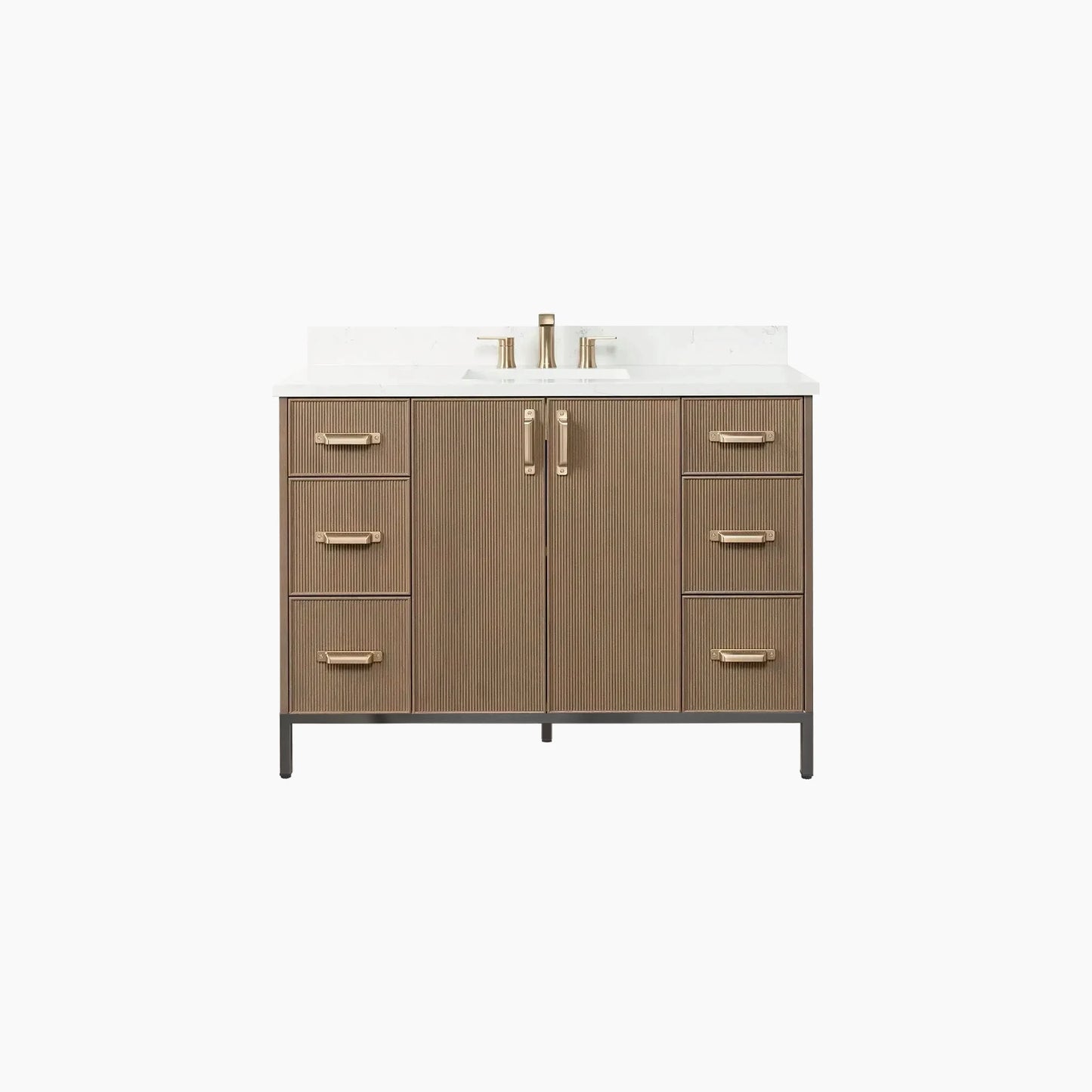 Malibu 48" Almond Coast Bathroom Vanity